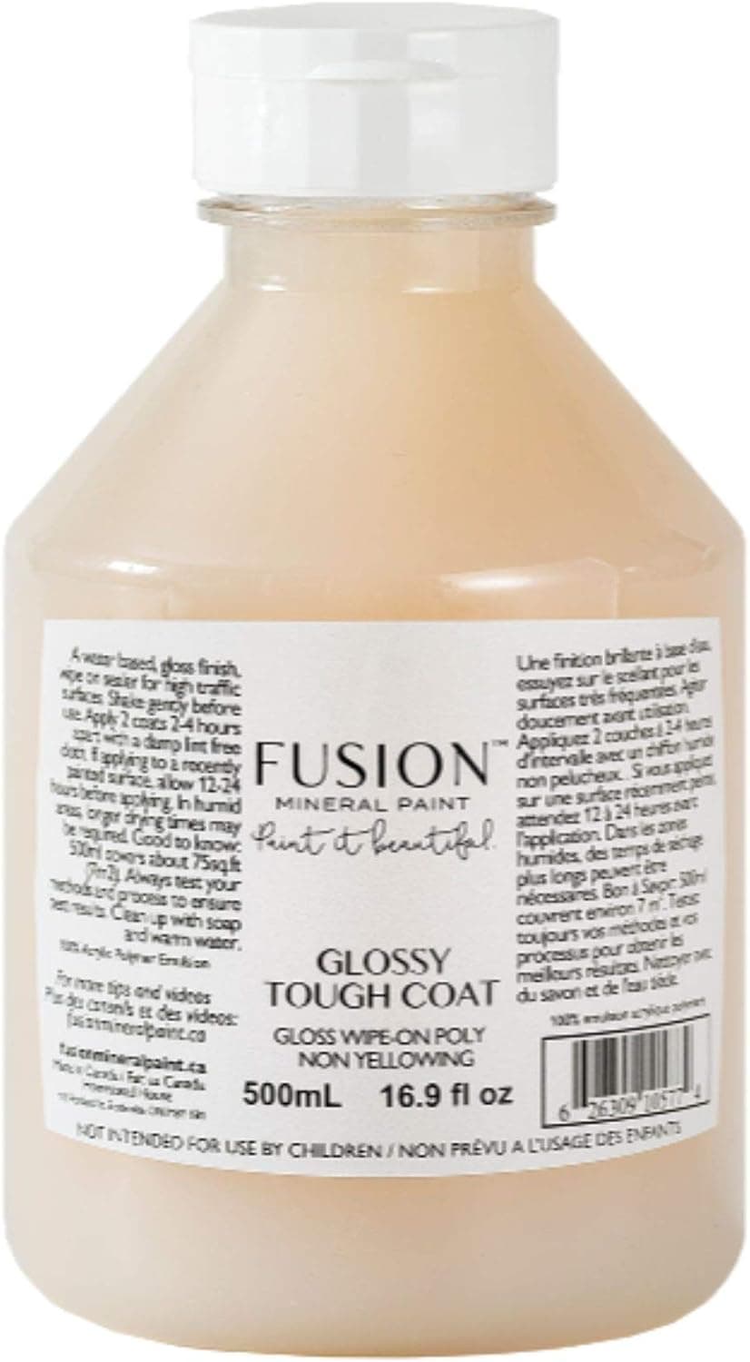 Fusion Mineral Paint - GLOSS - Tough Coat Wipe on Poly - 500 ml
