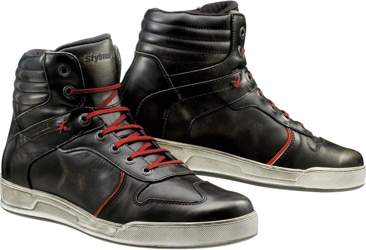 Stylmartin Unisex-Adult Iron Urban Line Vintage Sneakers(Black, Size 36), EU