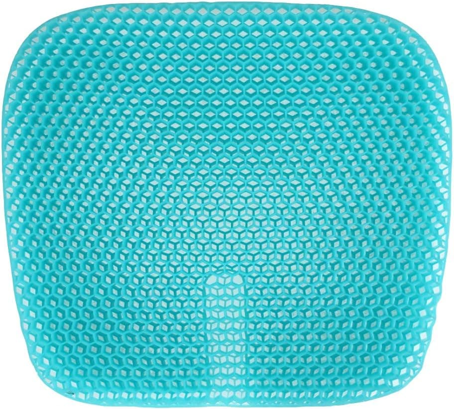 N/C AHSAIEN,Car Seat Cushion,Wheelchair Seat Cushion,Chair Seat Cushion,The Third Generation with Double Stereoscopic Honeycomb Gel Design (XL)