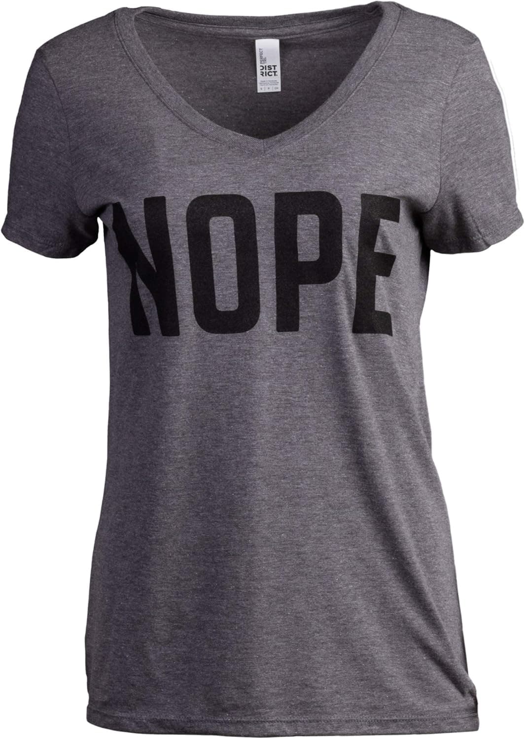 Nope | Funny Grumpy Sarcastic Sarcasm Bad Attitude for Grandma Mom Women T-Shirt