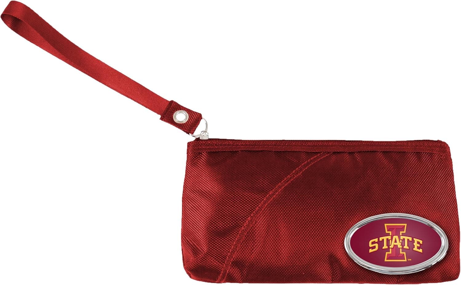 Littlearth Women's NCAA Iowa State Cyclones Grommet Wristlet, 8.5" x 1.23" x 4.5", Team Color