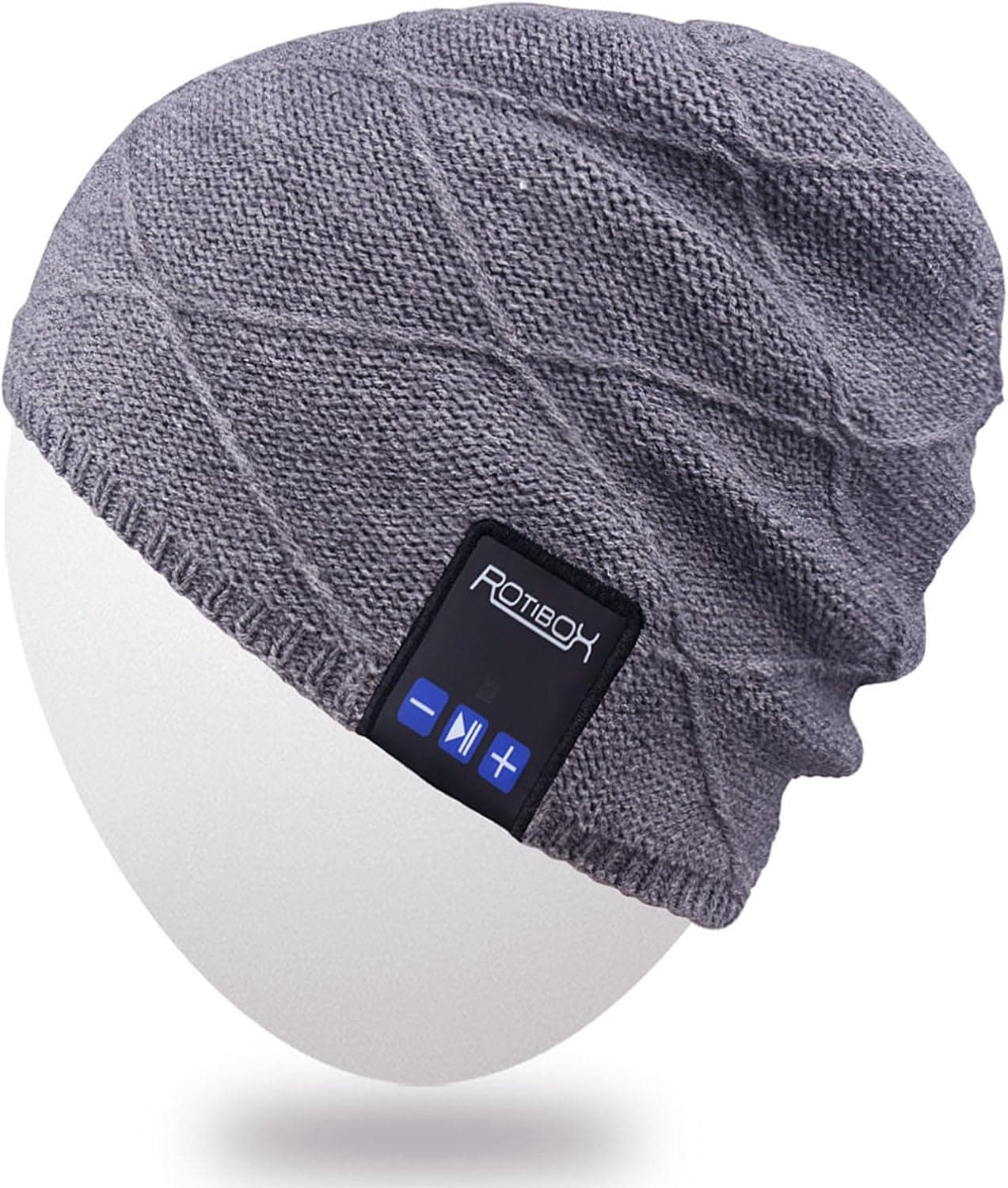Rotibox Bluetooth Beanie Hat Wireless Headphone for Outdoor Sports Xmas Gifts