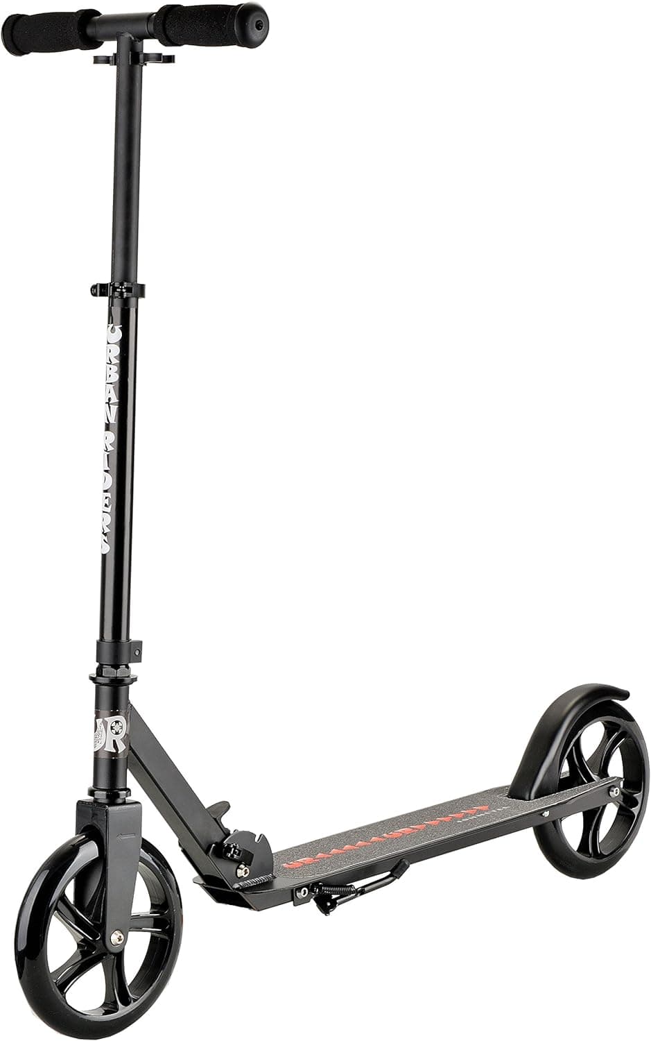 Urban Riders Commuter Deluxe Adult Kick Scooter| Handbrake | Adjustable Handlebar USA (BlackP)