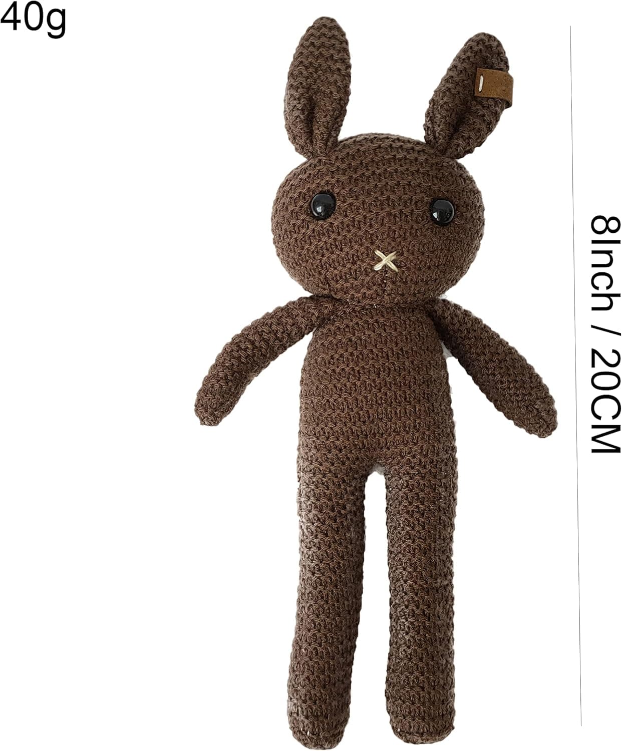 YORTOOB Easter Knitted Bunny Plush Rabbit Toy Doll Kitting Filling Toy Cartoon Toy Gift for Kids Christmas, Birthday,Interior Decoration Pendants, Great Gifts