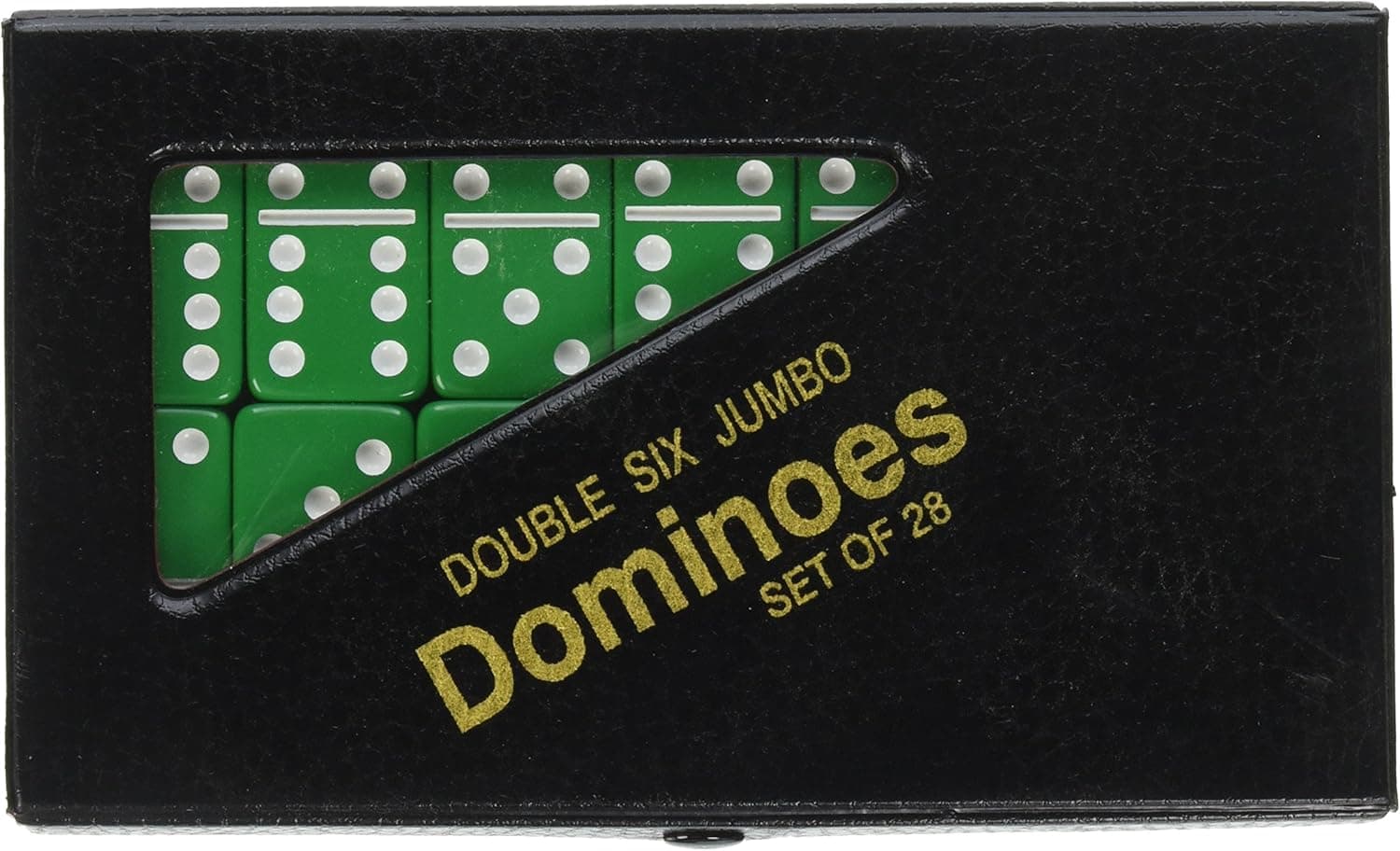 Double 6 Jumbo Dominoes - Green