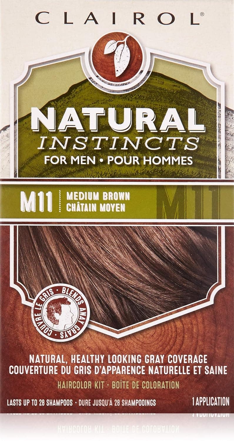 NATURAL INST MEN #M11 MD BROWN KIT