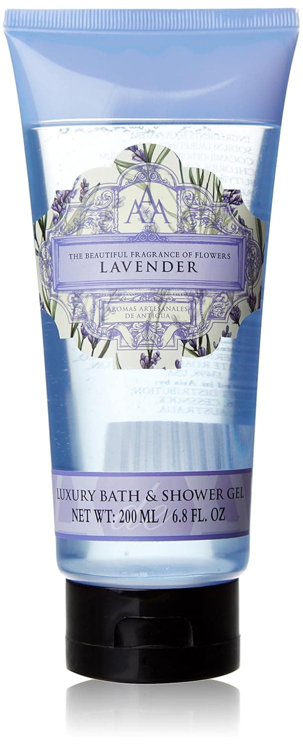 AAA Floral - Lavender, Luxury Bath & Shower Gel, Enriched with Shea Butter - 200 ml, 6.8 Fl Oz
