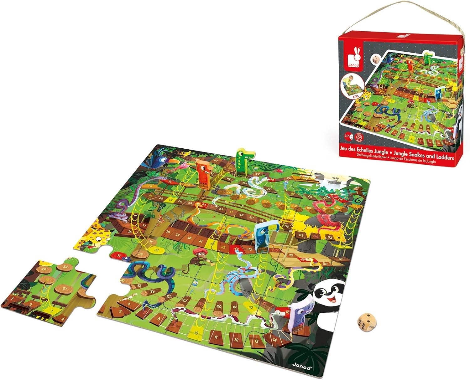 Jungle Snake Giant Puzzle Game
