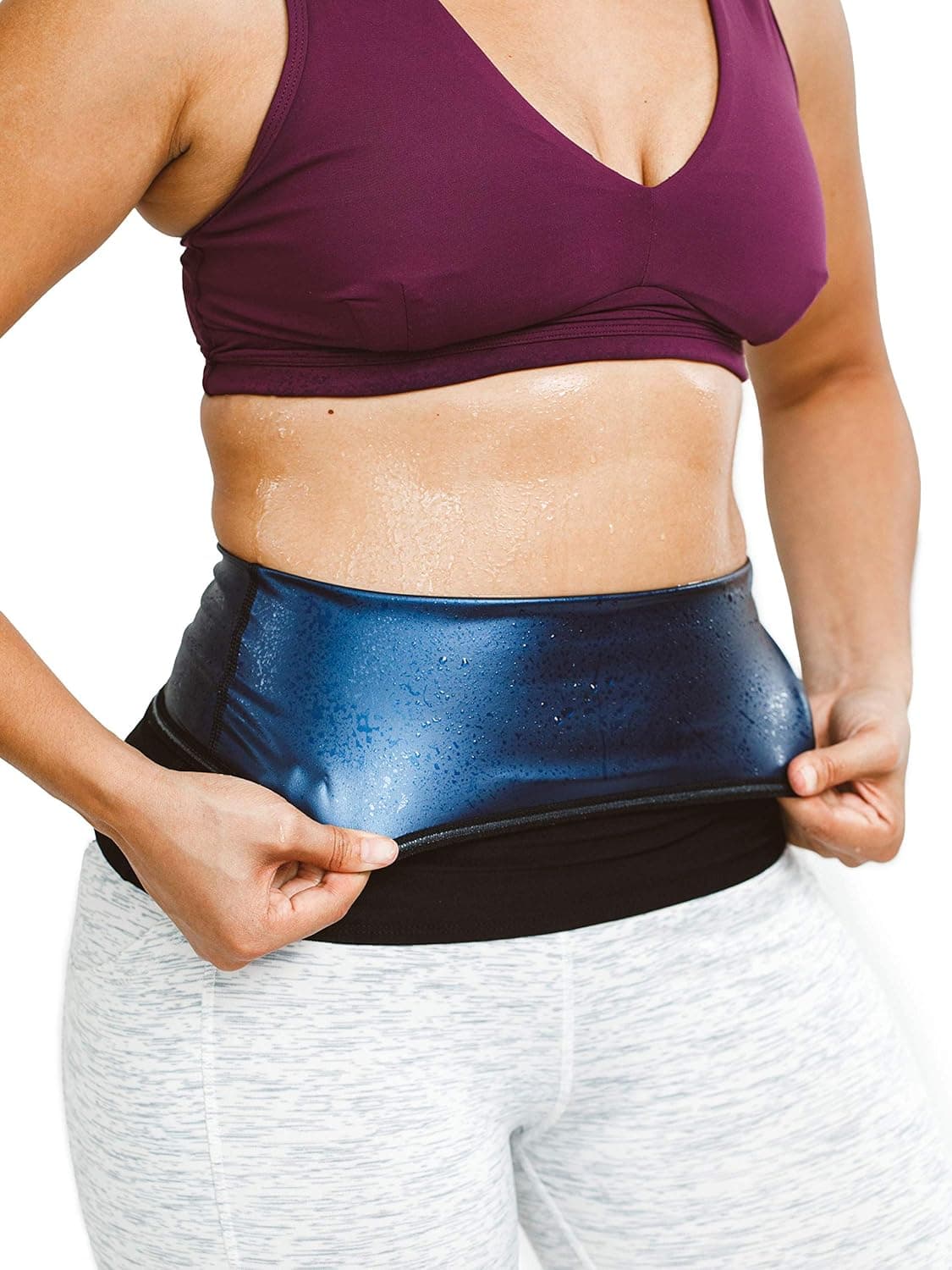Sweat Shaper Waist Trimmer for Women, Waist Trainer Sauna Belt, Neoprene-free Waist Cincher, Sauna Slimming Belt