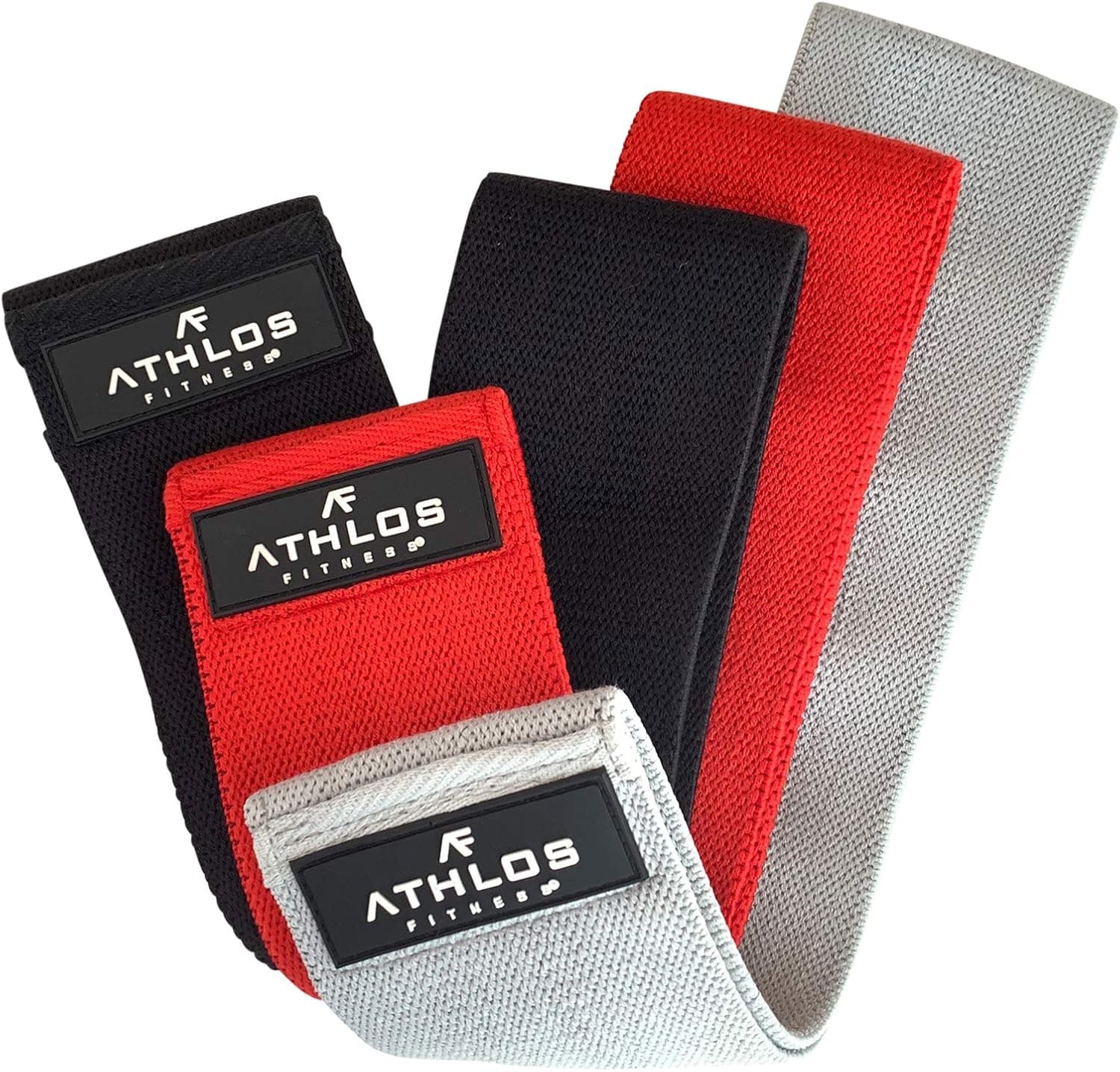 Cloth Glute Bands Resistance Band Set - Fabric Resistance Bands for Legs and Butt - Booty Bands for Women and Men