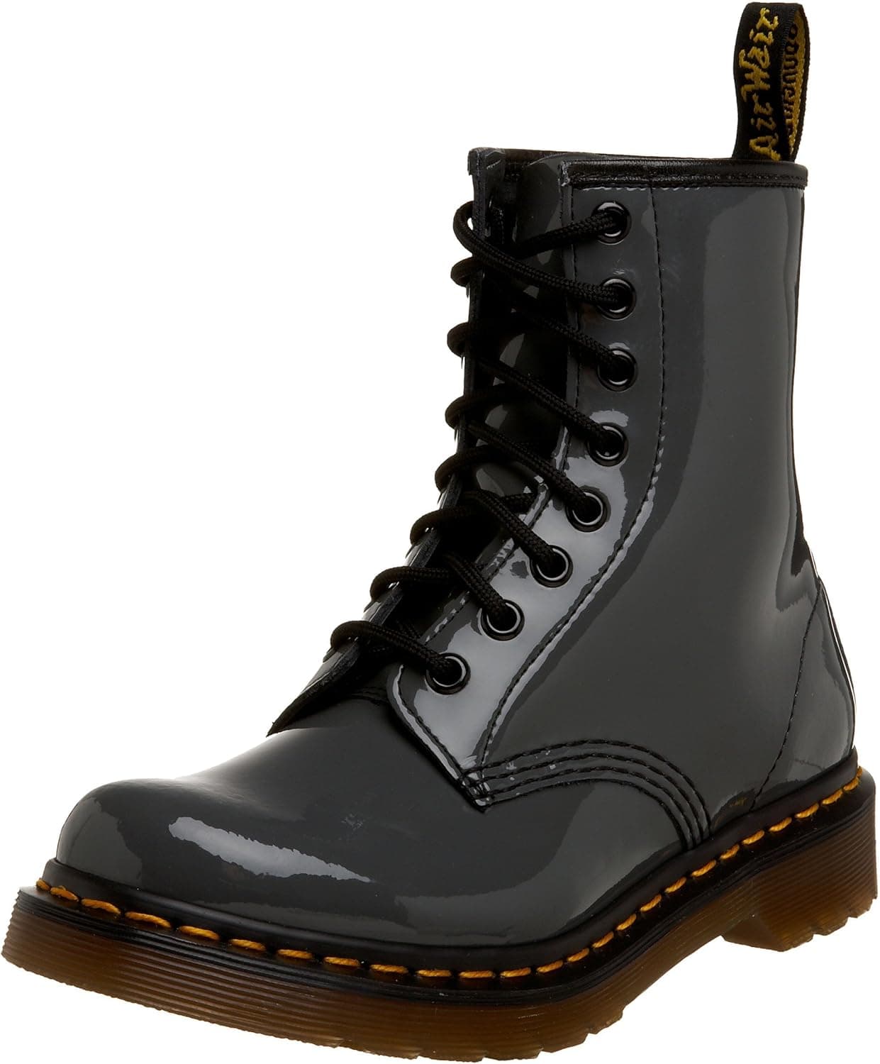 Dr. Martens Women's Patent Lamper Combat Boot