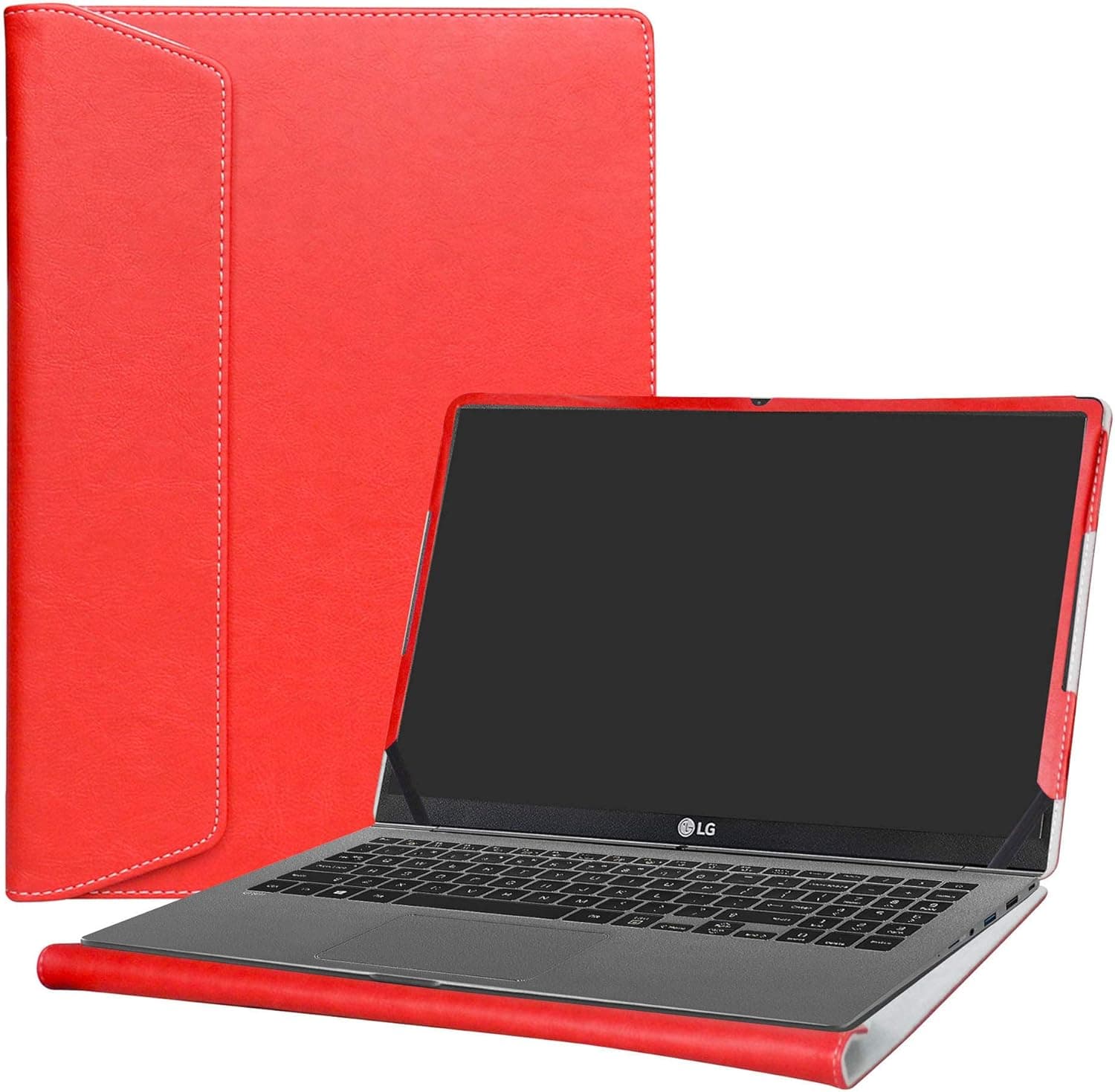 Alapmk Protective Case Cover for 15.6" LG Gram 15 15Z970 15Z980 15Z990 Series Laptop(Warning:Not Fit LG Gram 15 15Z960/15Z950),Red