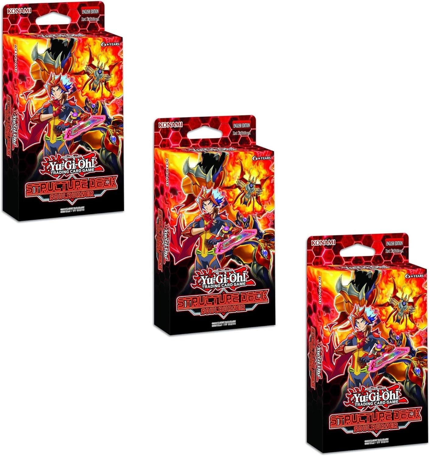 Yu-Gi-Oh! TCG: Soulburner Structure Deck (3 Decks)