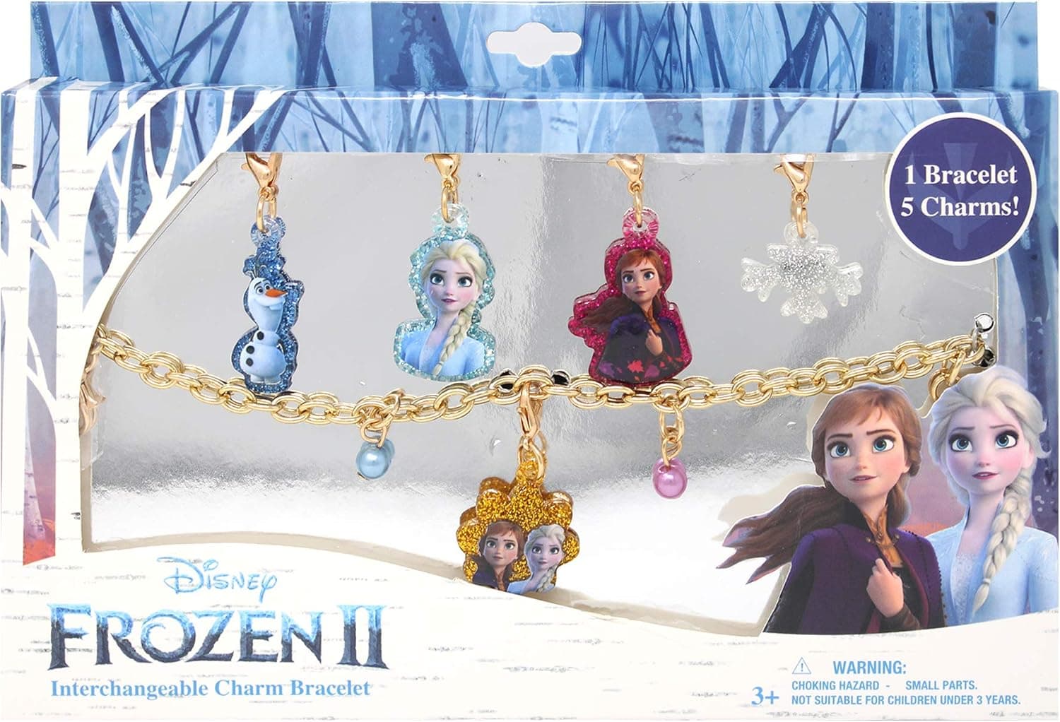 Luv Her Girls Add A Charm Box Set with 1 charm bracelet & 5 interchangeable charms - Ages 3+