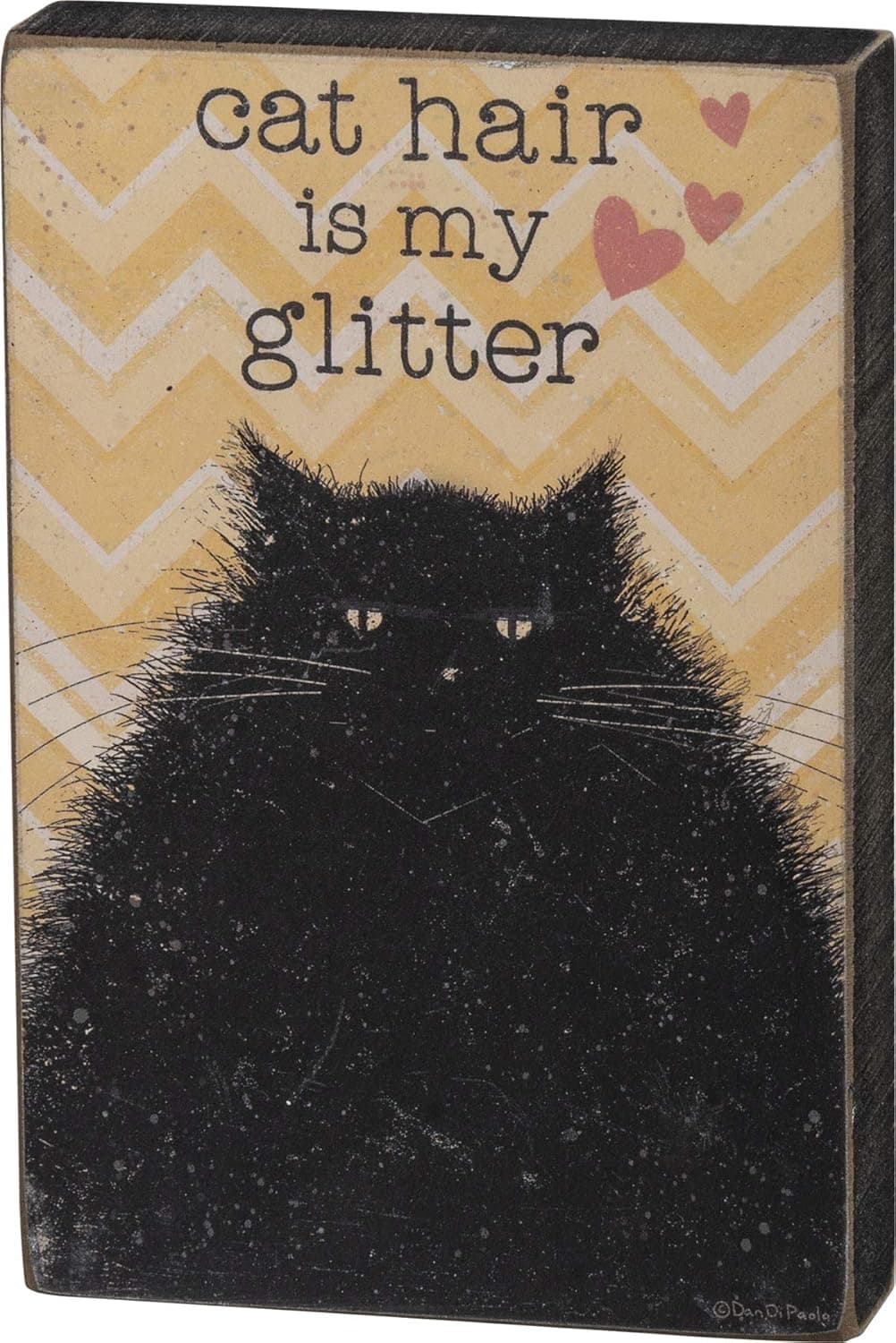 Primitives" by Kathy Block Sign, 4" x 6", Cat Hair (101692)