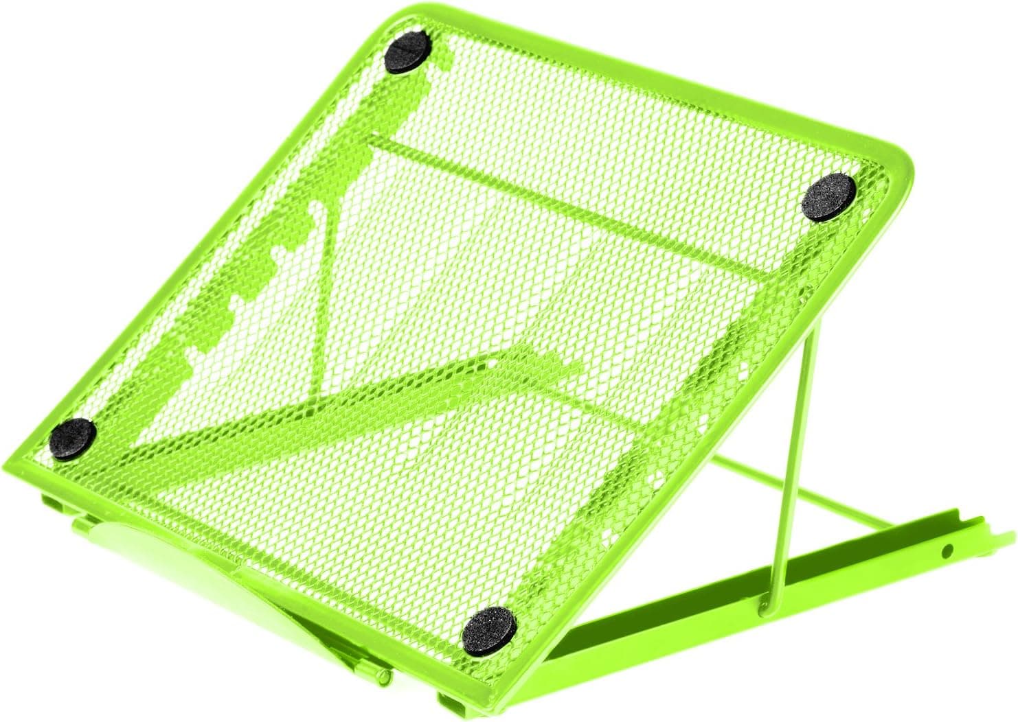 Laptop Stand for Desk Adjustable Height, Desk Stand Riser, Laptop Tablet Stand, Computer Desk Accessories, Green, by Halter