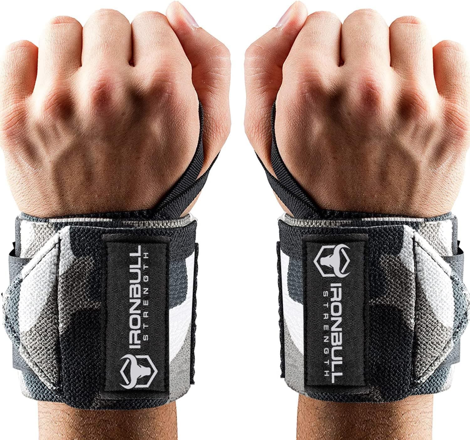 Wrist Wraps for Weightlifting (USPA, IPL, USAW & IWF Approved) - 18” Premium Quality Weight Lifting Wrist Support Straps for Bench Press, Overhead Press, Dips and Curls – Best Wristbands for Olympic Lifting Gym Workout, Cross-Training, Bodybuilding, Strength Training and Powerlifting