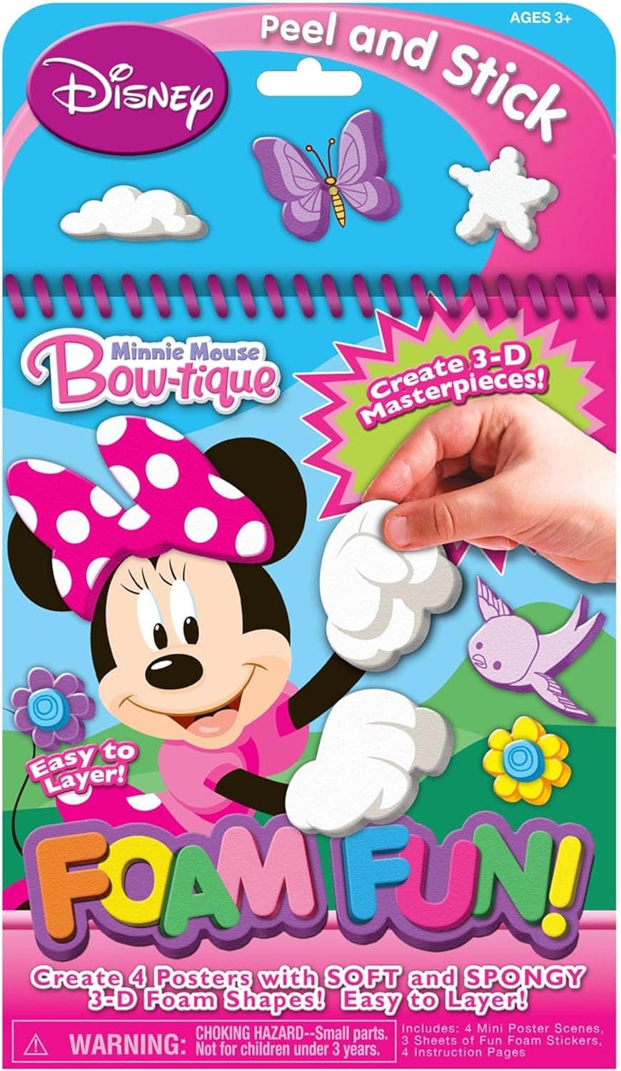 Bendon Minnie Mouse Foam Fun Activity Book