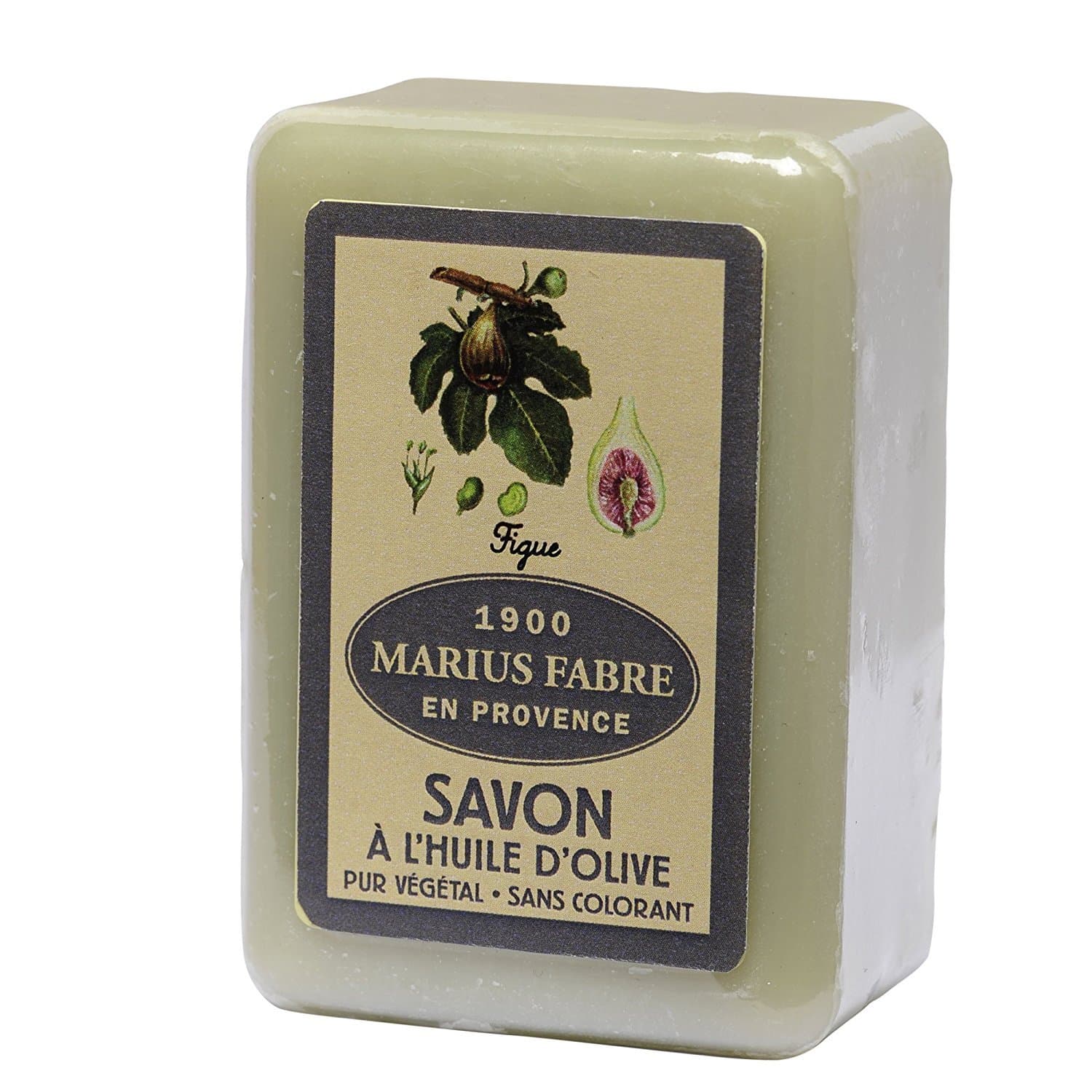 Savon De Marseille Fig Soap Marius Fabre 5.3 Oz Bar