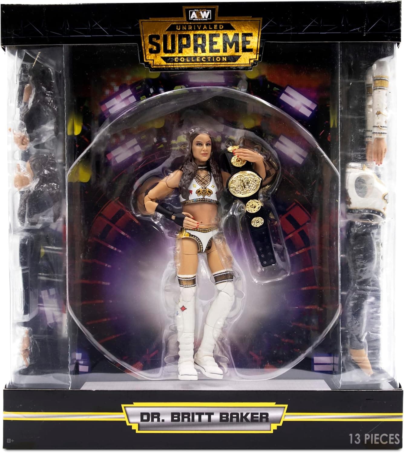 Ringside Britt Baker - AEW Supreme Collection 1 Toy Wrestling Action Figure