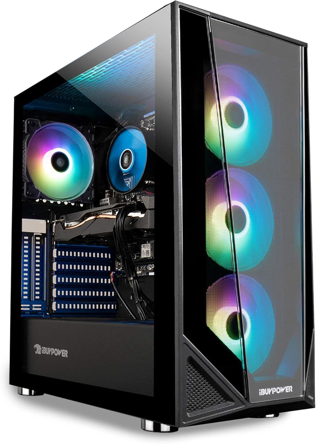 iBUYPOWER Pro Gaming PC Computer Desktop Trace 4 MR 188i (Intel i7-11700F 2.5GHz,NVIDIA GeForce RTX 2070 Super 8GB, 16GB DDR4, 500GB SSD, 1TB HDD, WiFi Ready, Windows 10 Home)