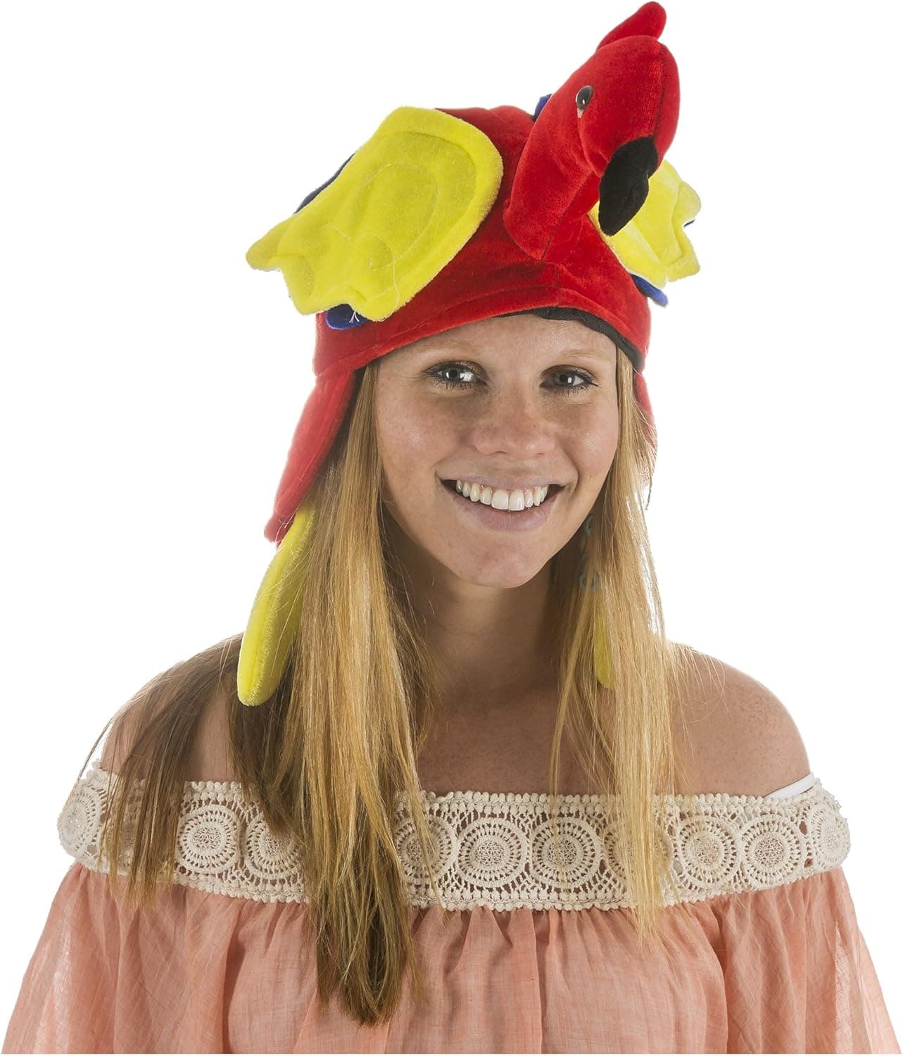Pirate Parrot Hat (Red) Party Accessory