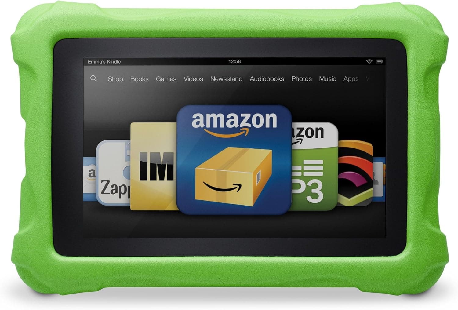 Marware Swurve Kid Proof Case for Kindle Fire, Lime Green (will not fit HD or HDX models)