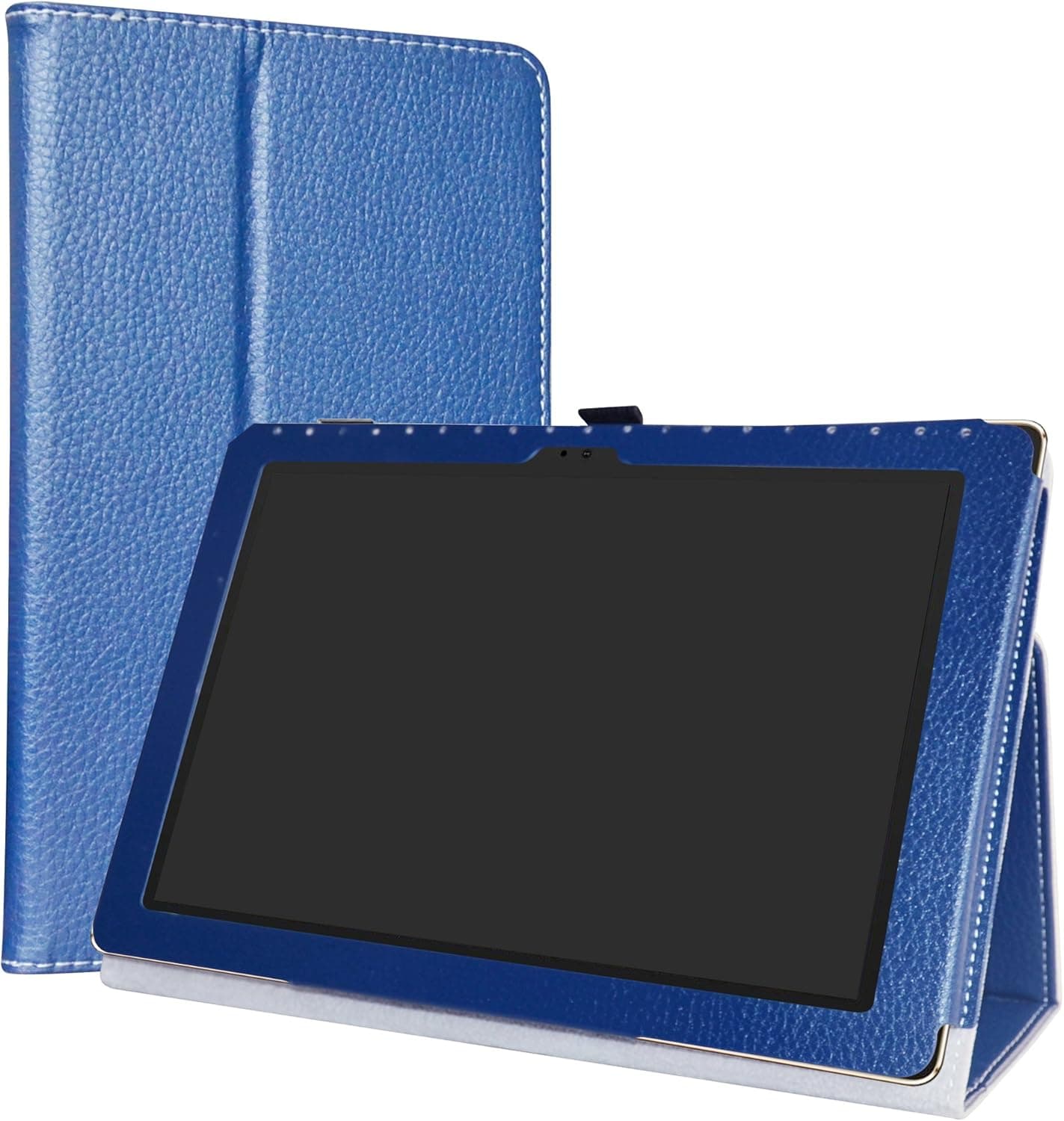 ASUS ZenPad 10 Case,LiuShan PU Leather Slim Folding Stand Cover for ASUS ZenPad Z300C / Z300M / Z301M / Z301ML / Z301MFL 10.1-Inch Android Tablet,Dark Blue