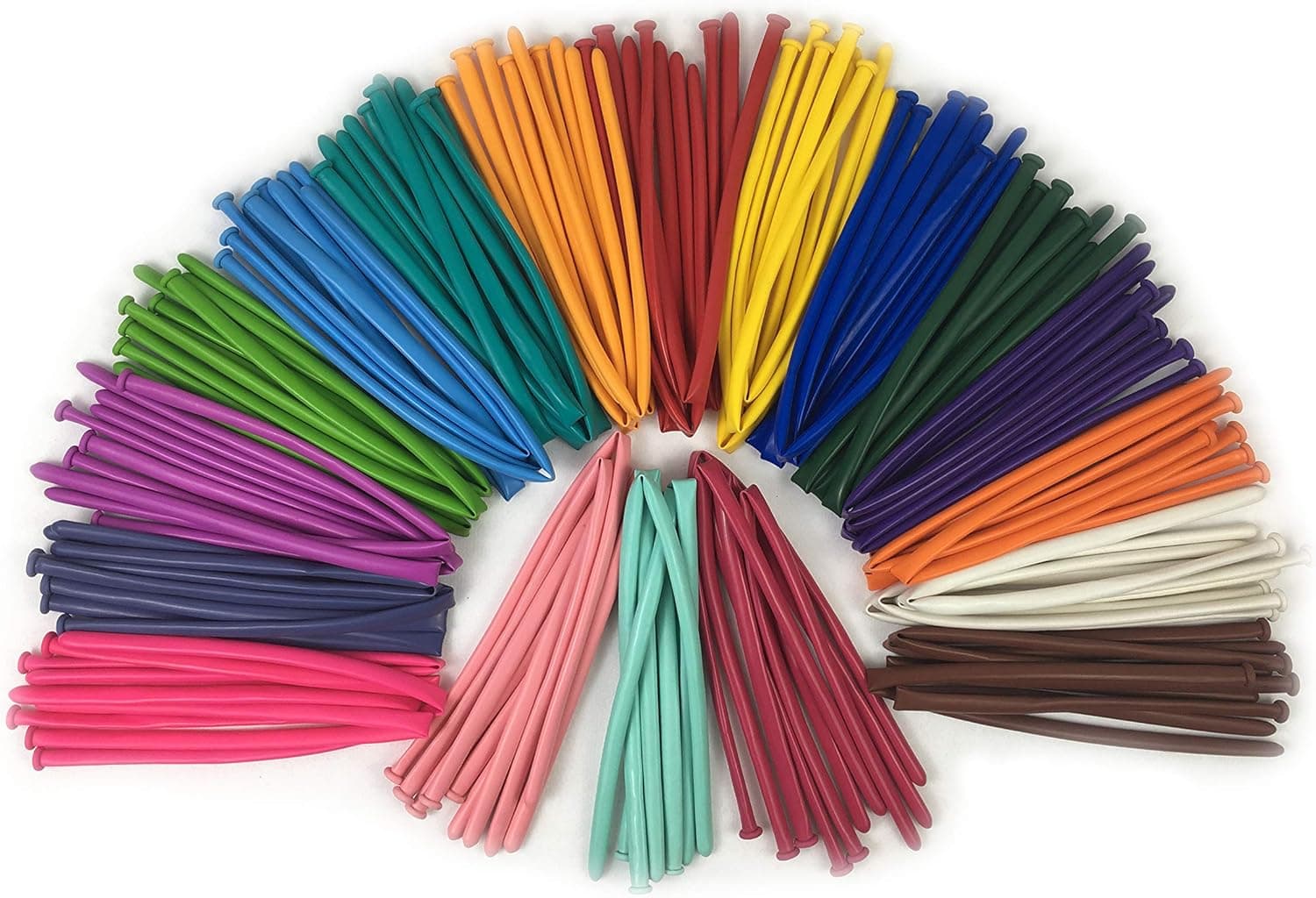 KADBANER 260Q Long Balloons 100-Pack latex balloons,Graduation, Wedding,Reunion Party, Birthday