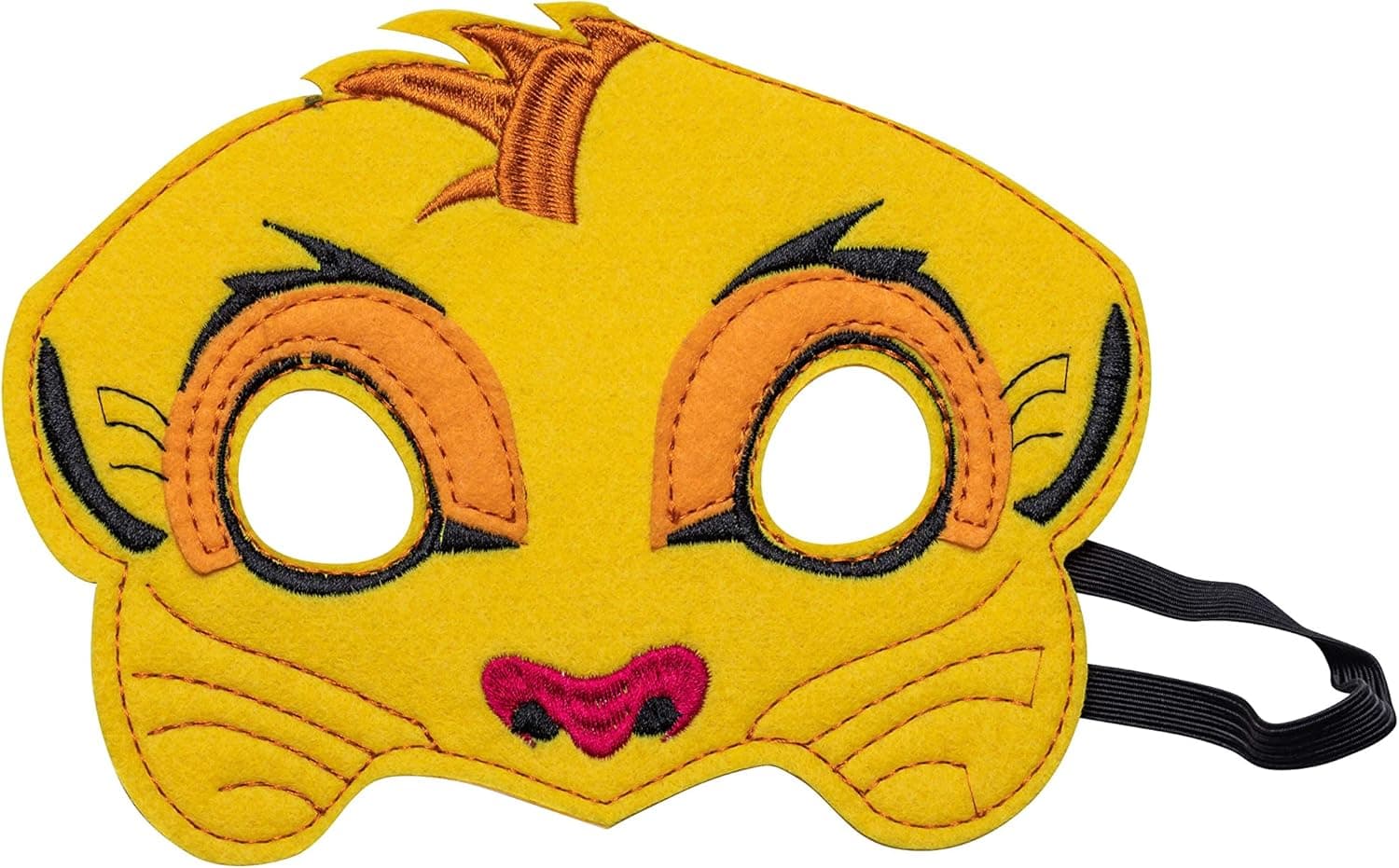 Kids Lion Animal King Mask Handmark Felt Safari Birthday Party Child Felt (MASK-1)