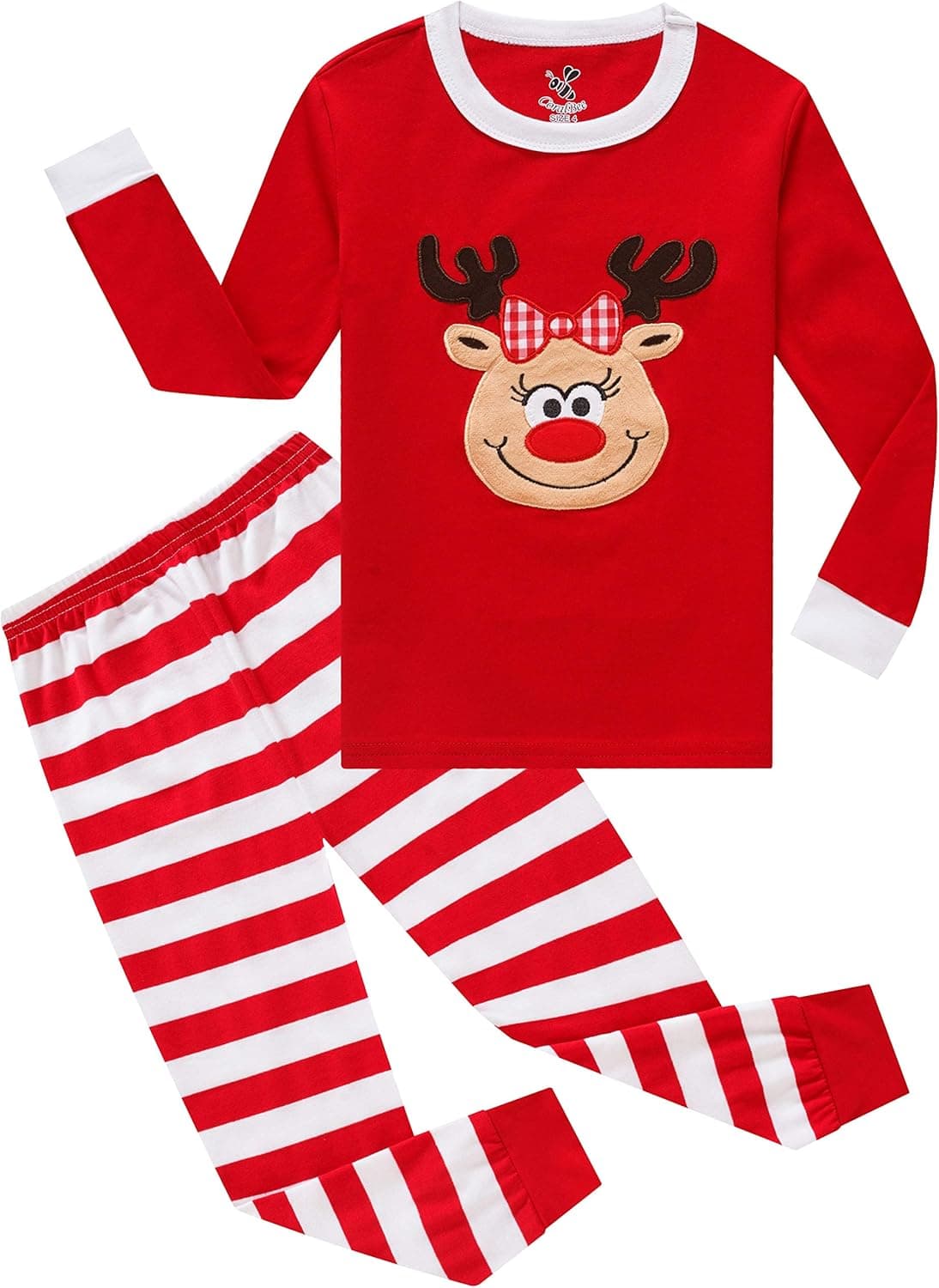Girls Christmas Pajamas Children PJs Gift Set Kids Cotton Sleepwear