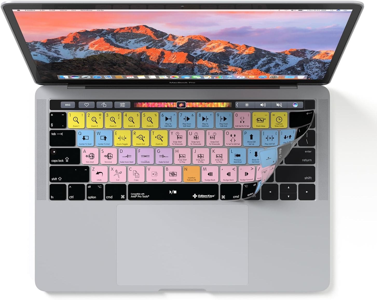 Avid Pro Tools Keyboard Cover for MacBook Pro with Touch Bar 13" and 15"
