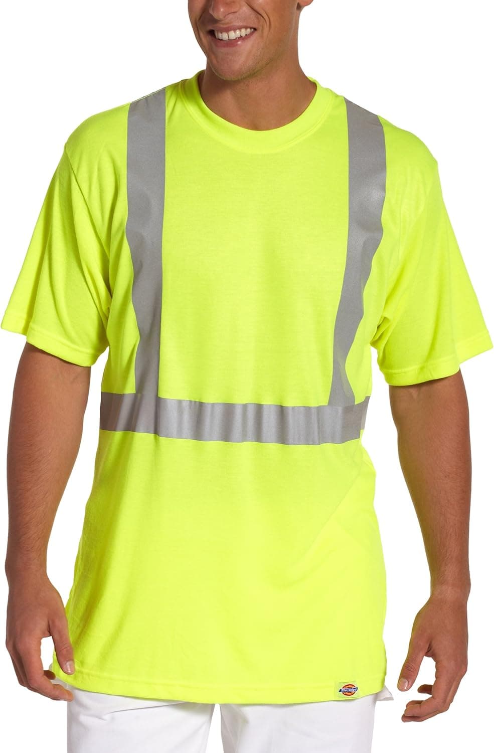 Dickies Men's 6.25 Ounce Class 2 High Visibility Tee