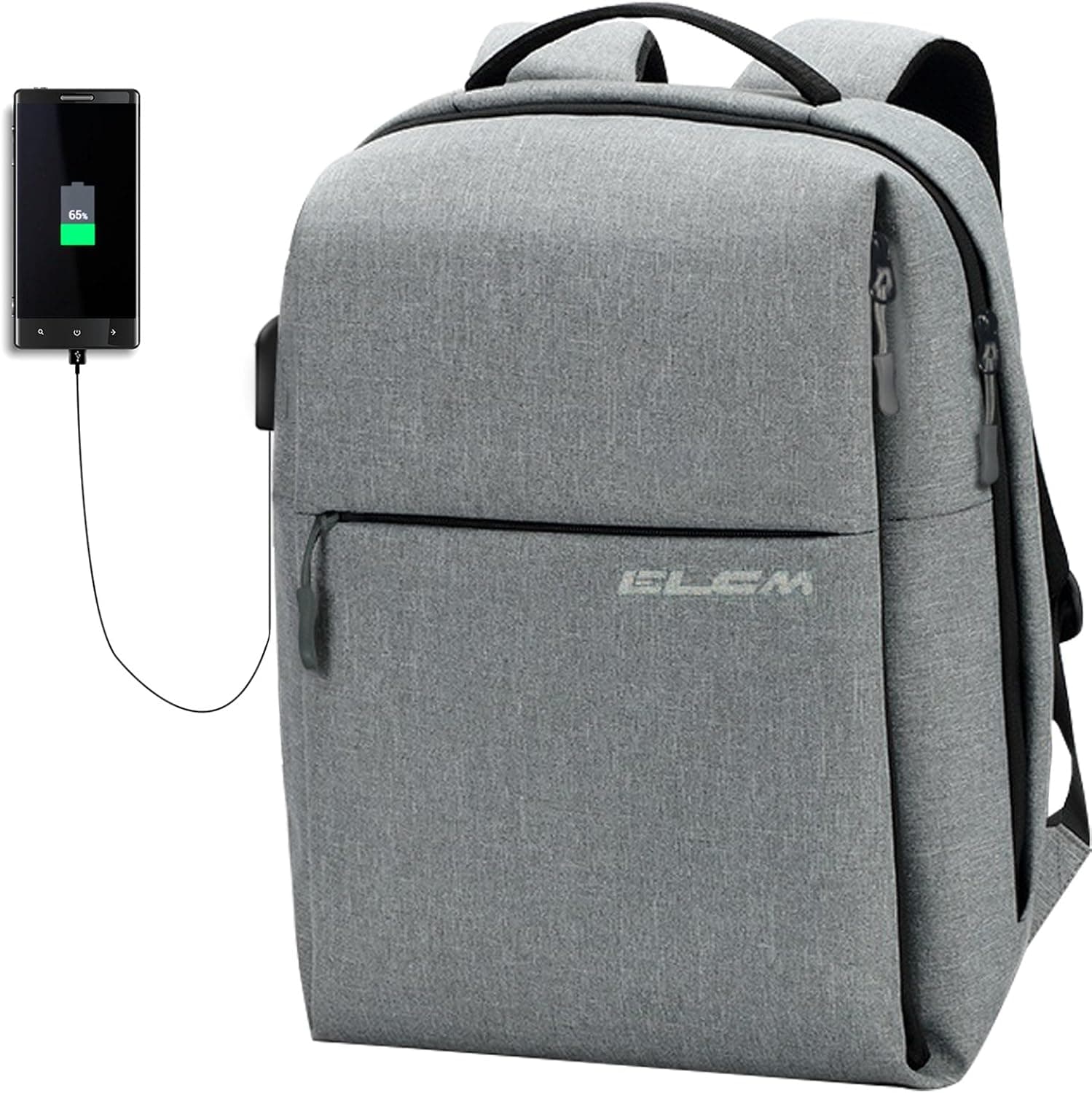 Laptop Backpack, Business Backpack for Women & Men USB Charging Port Fits UNDER 15.6" Laptop