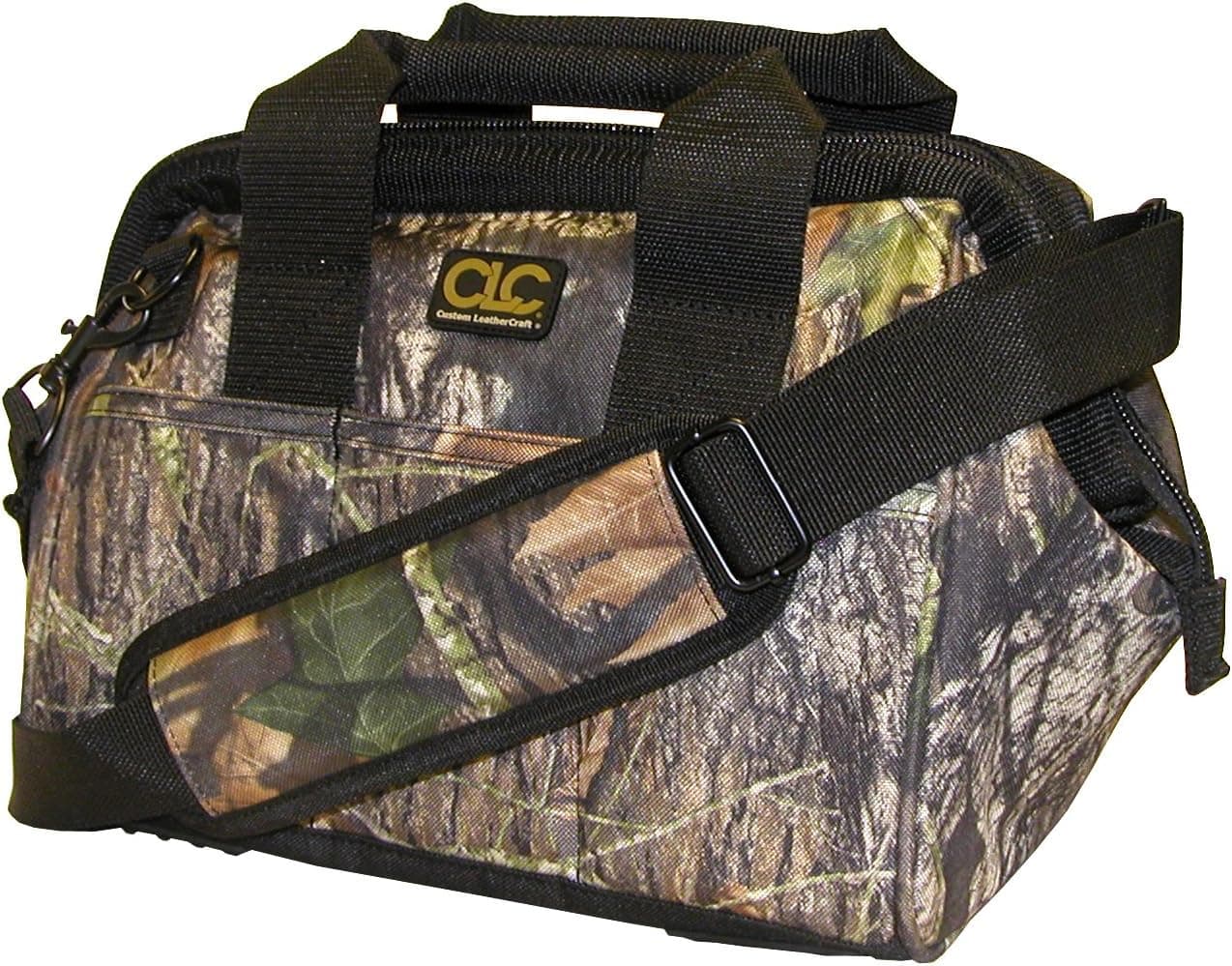 CLC Custom Leathercraft Sportsman Mossy Oak 1161M 23 Pocket - 12-inch Bigmouth Bag, "SCOUT"