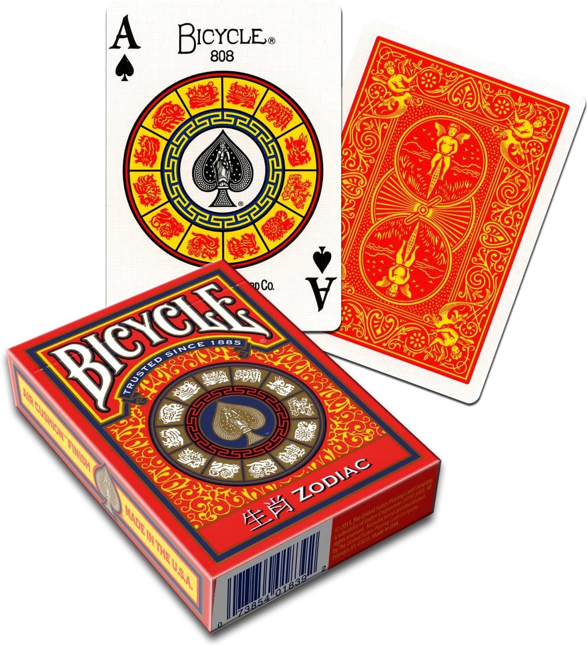 MMS Cards Bicycle Zodiac by USPCC Trick