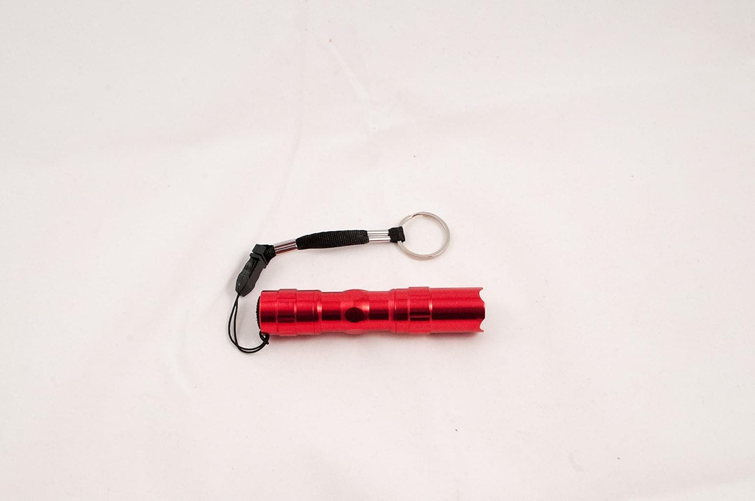 Red Mini Ultra Bright Nonlethal Tactical Self Defense Key Chain Waterproof Flashlight Operational Requirement Gear EDC Small Pack Torch Automotive Repair Camping Hiking Outdoor or Indoor Home Compact Vehicle and Children Friendly Life Time Guarantee