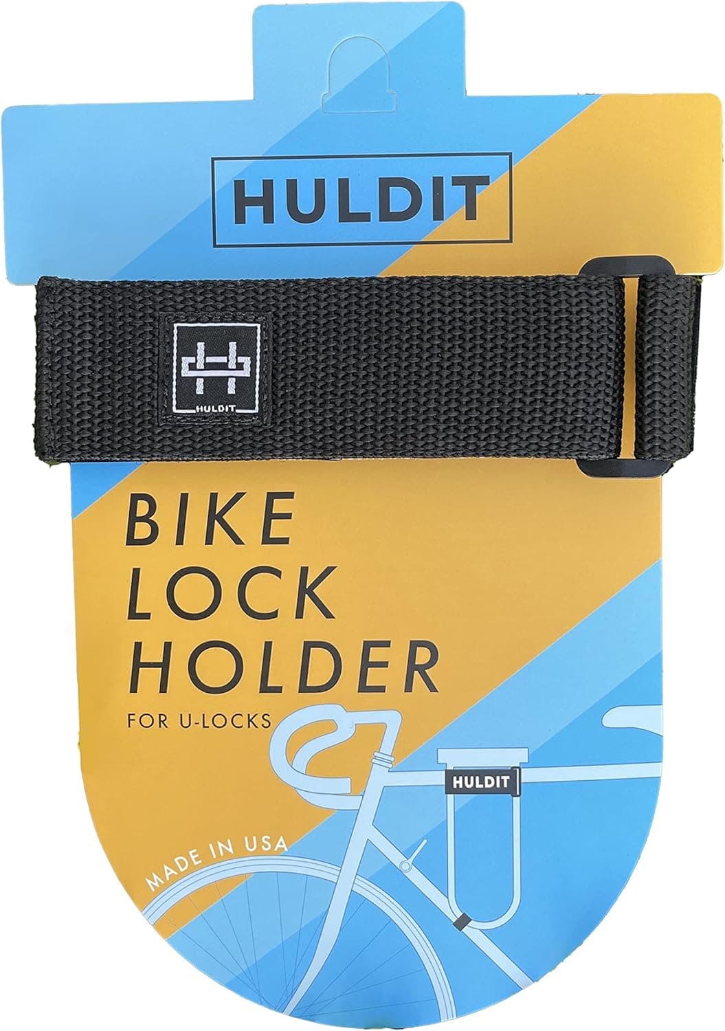 Huldit Bike U-Lock Holder, D Lock Holder, Lock Mount, (Huld it) Medium