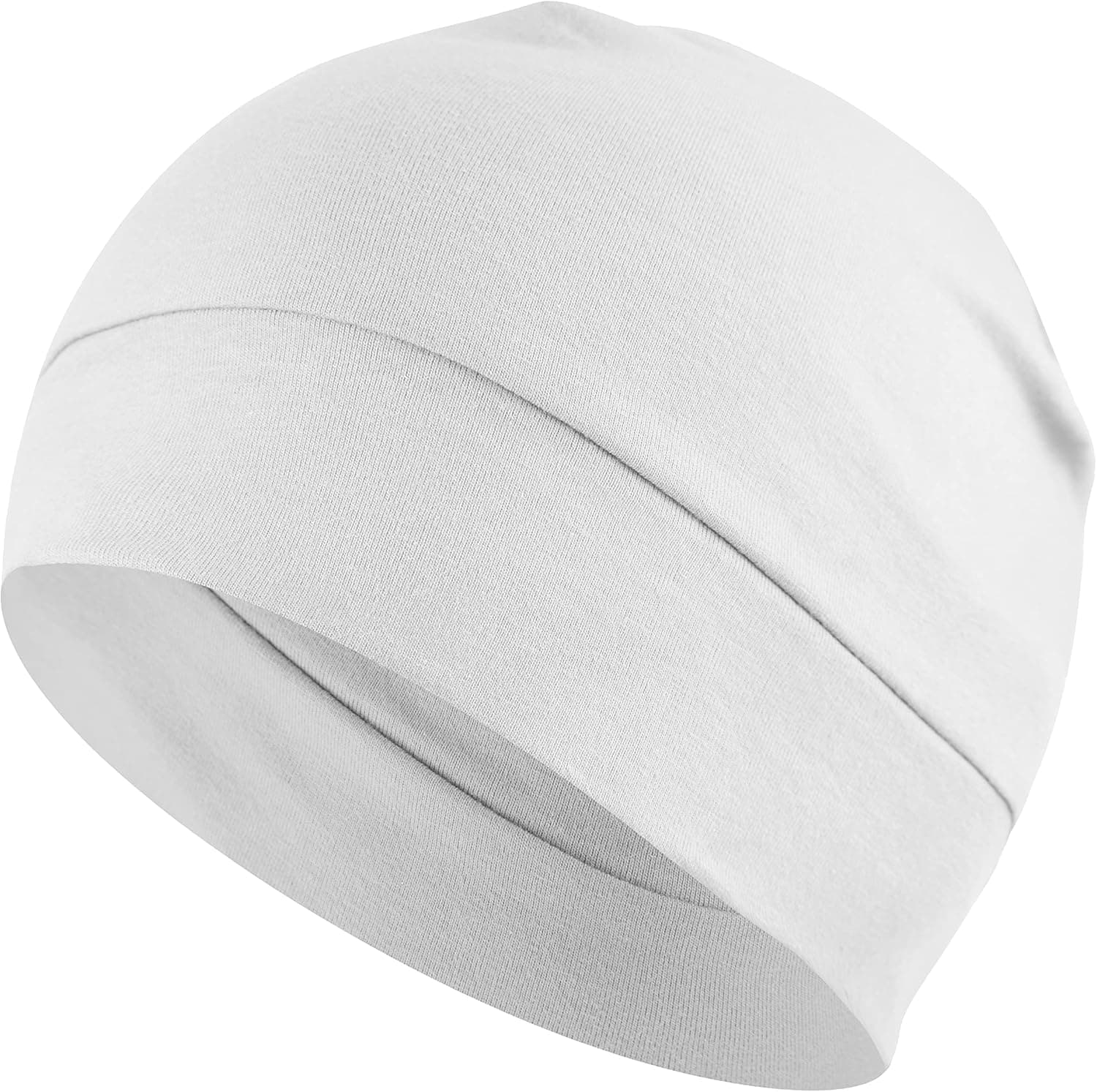 EINSKEY 100% Cotton Skull Cap 2-Pack Beanie Hat for Men & Women