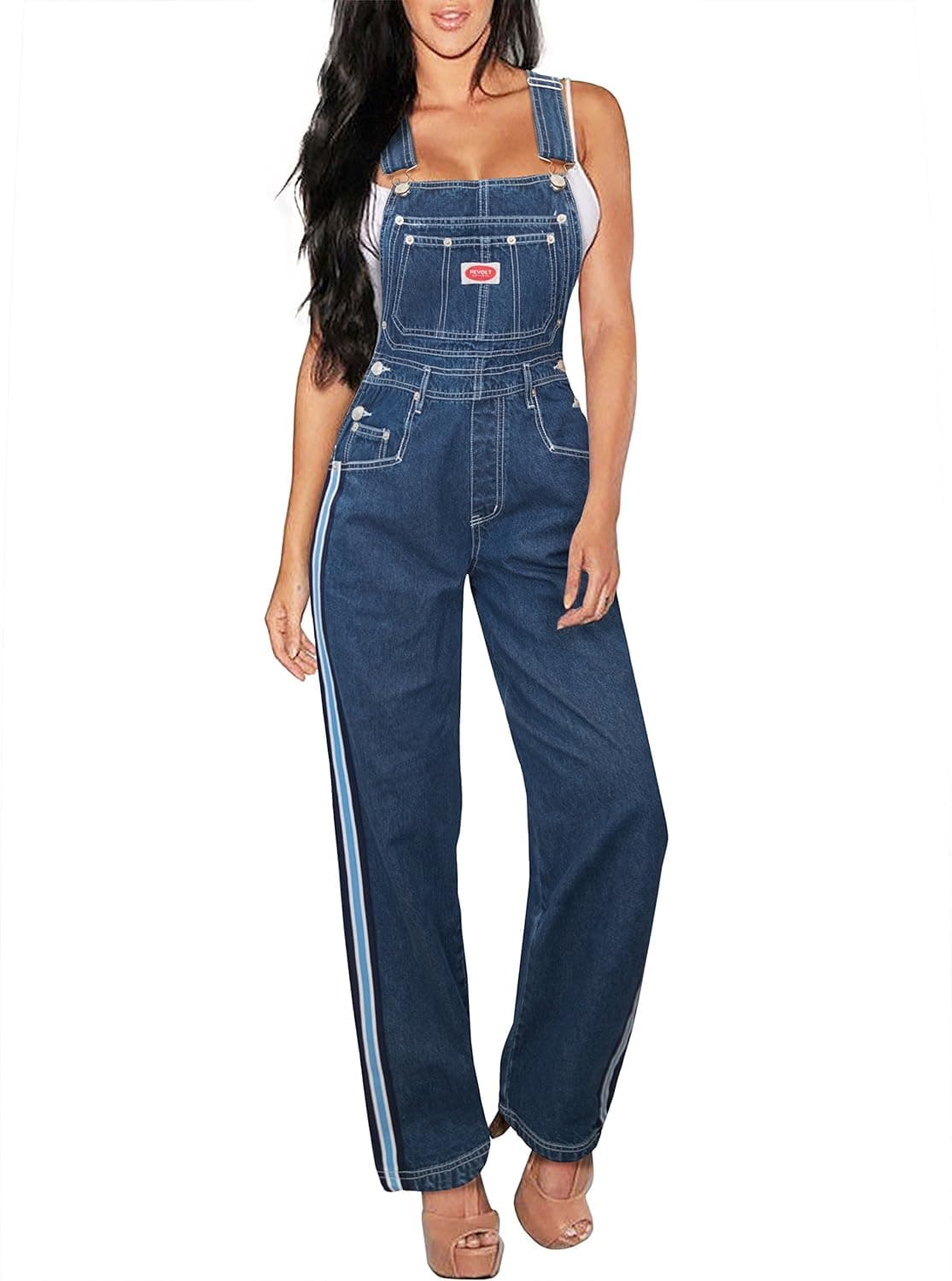 Revolt Women Super Comfy Denim Classic Overalls