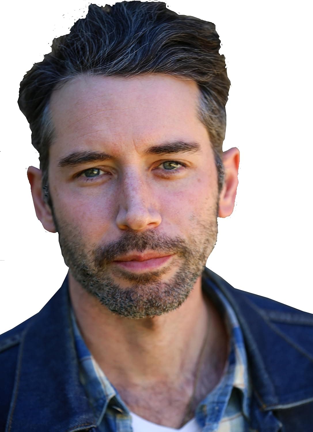 The Younger Looking Beard (Gray) Beard and Mustache Darkener. Non Allergenic. 1 Minute Brush On