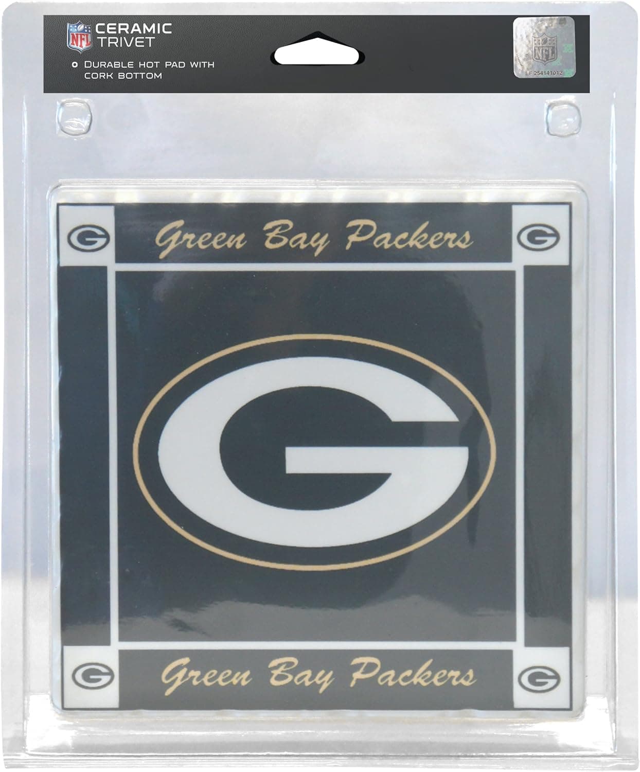NFL Green Bay Packers 2-Pack Ceramic Trivets