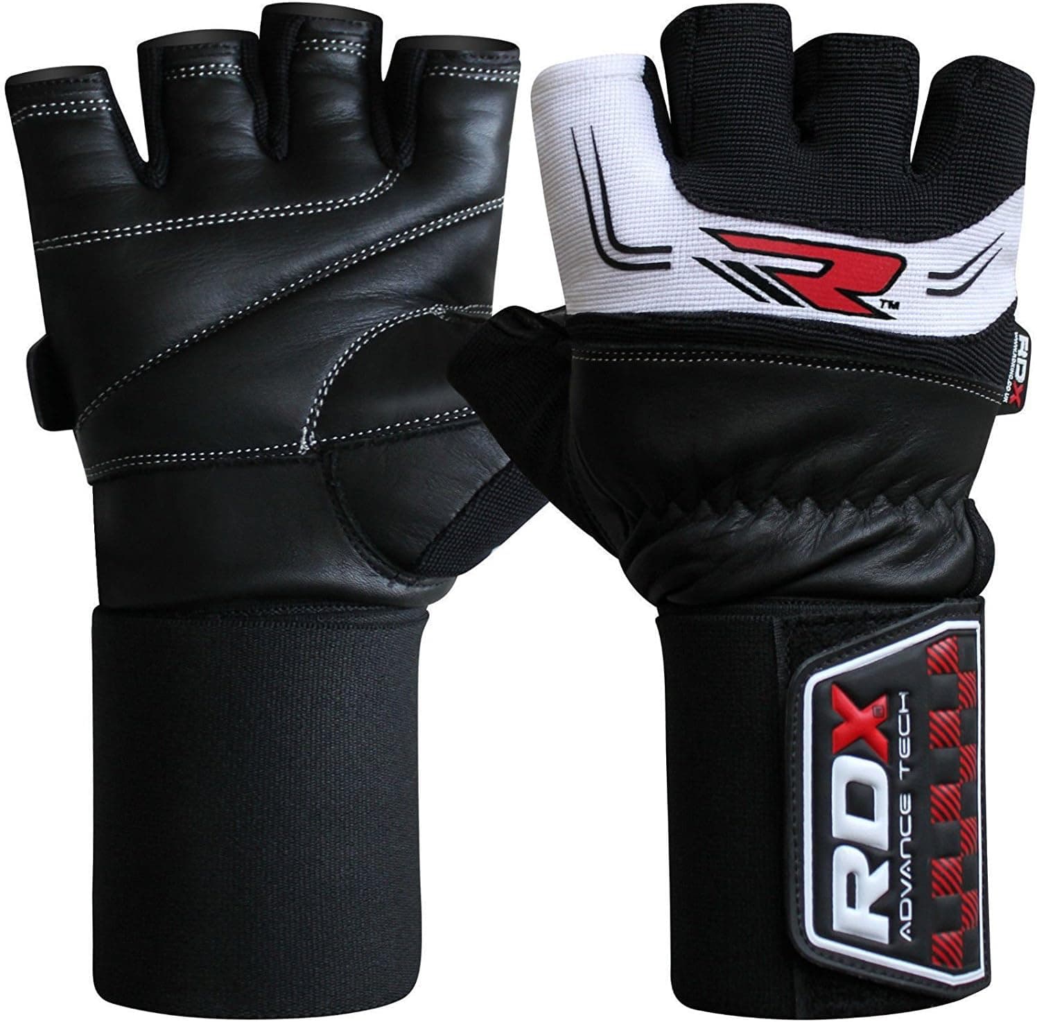 RDX Gym Weight Lifting Gloves Workout Fitness Bodybuilding Competition Powerlifting Exercise Wrist Support Strength Training