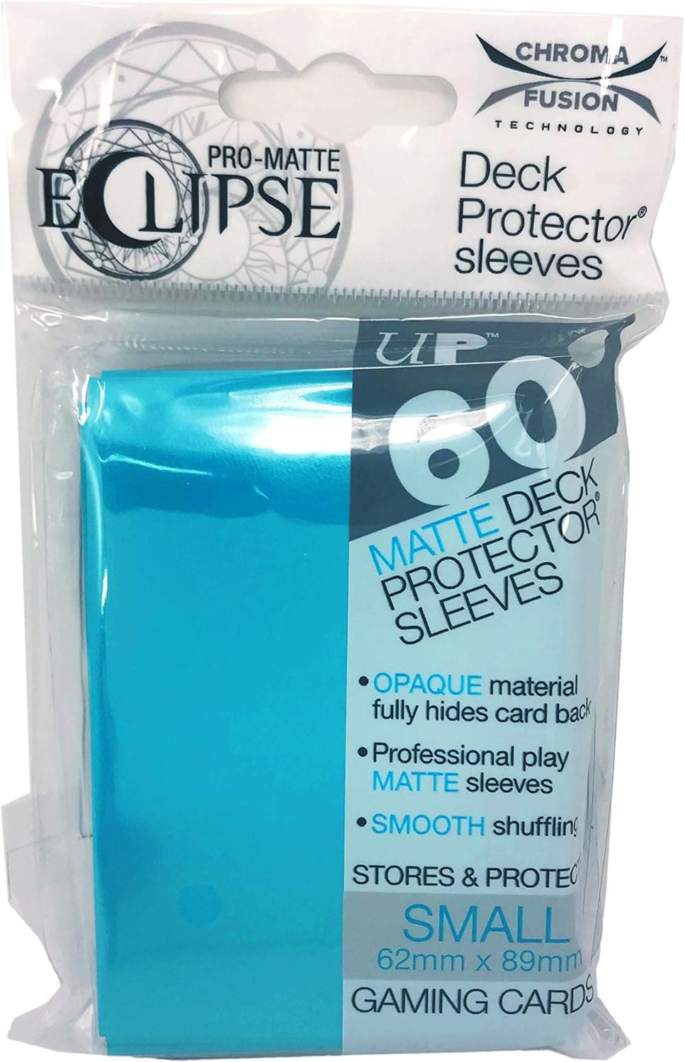 Ultra Pro 85829 Eclipse Small Pro Matte (60 Pack), Sky Blue