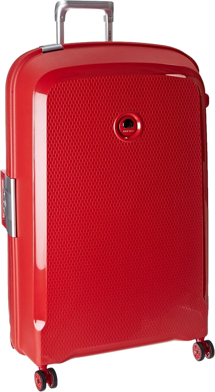Delsey Luggage Belfort Plus Spinner Trolley (30"), Red