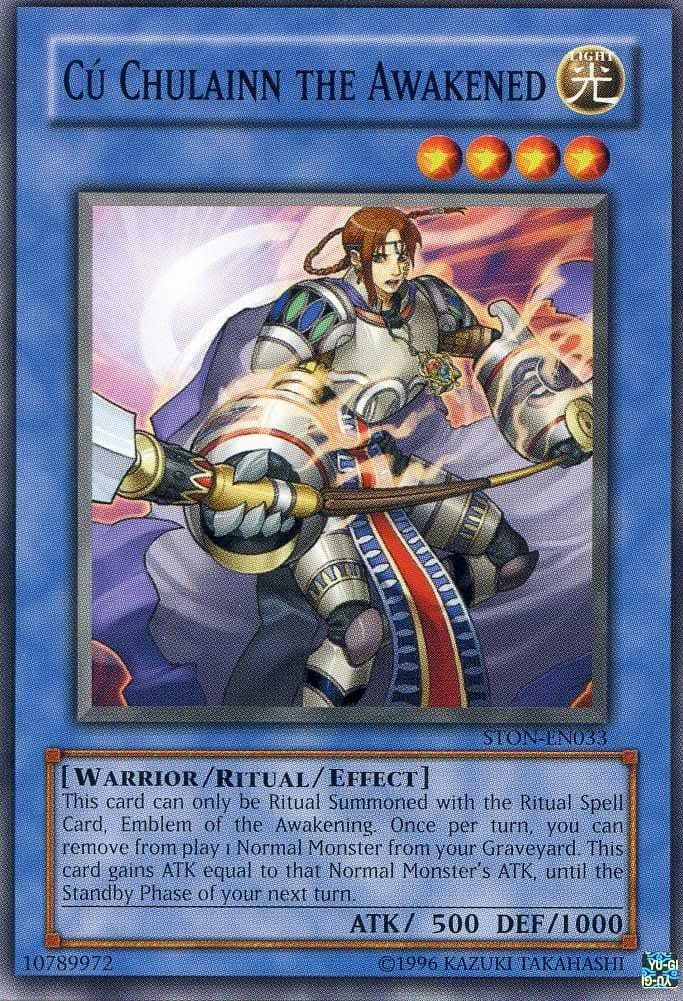 Yu-Gi-Oh! - Cu Chulainn The Awakened (STON-EN033) - Strike of Neos - Unlimited Edition - Common