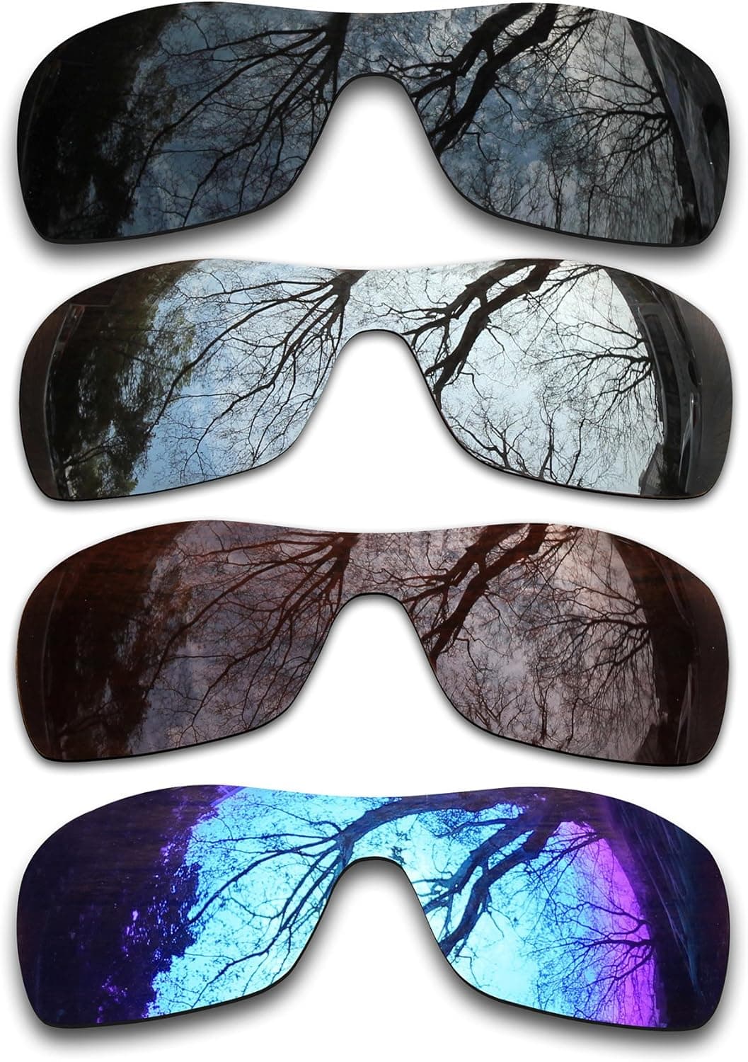 ToughAsNails Set of 4 Polarized Replacement Lenses for Oakley Antix Pack