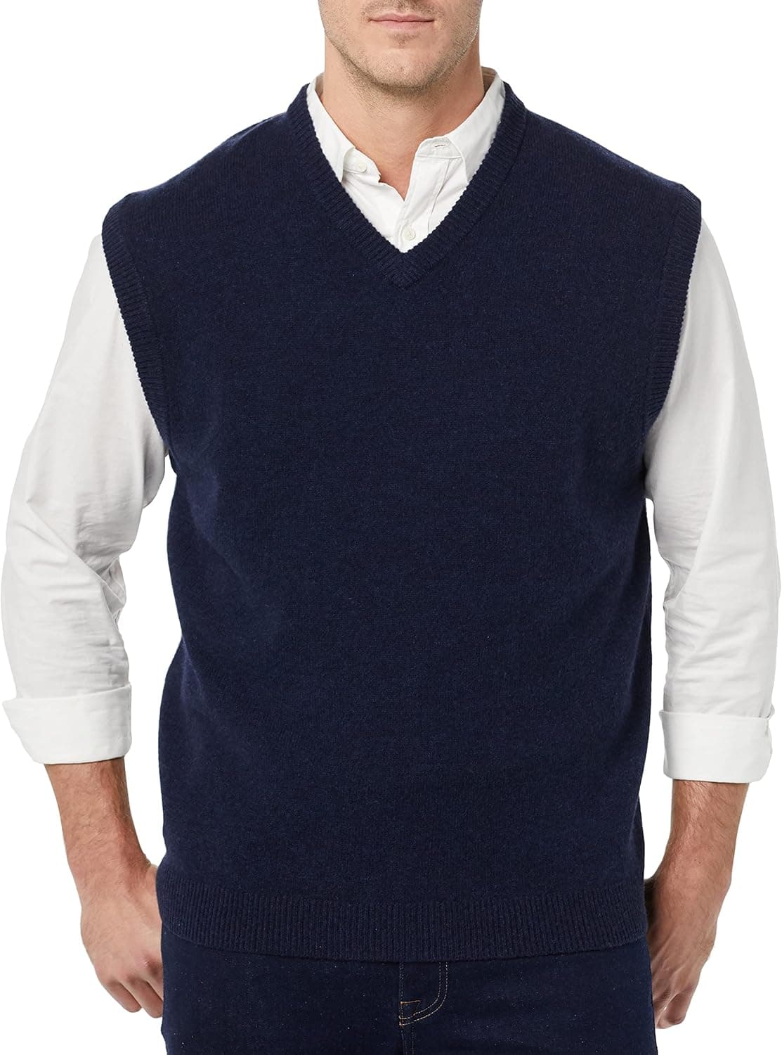 Amazon Essentials Men's Lambs Wool Sweater Vest