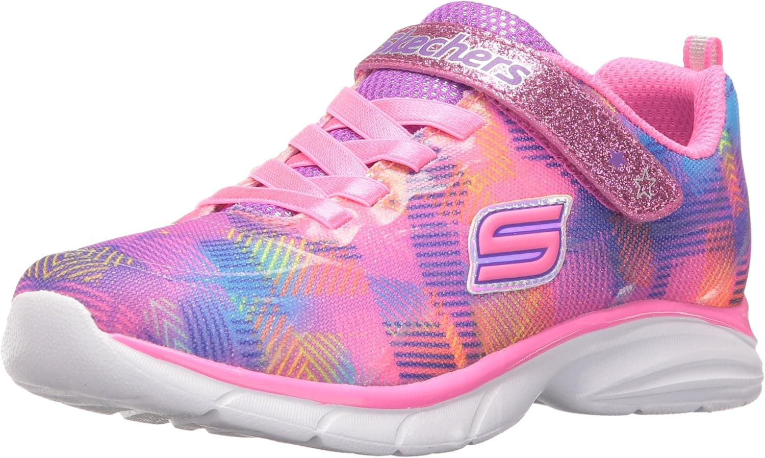 Skechers Kids Girls Spirit Sprintz-Rainbow Raz Sneaker