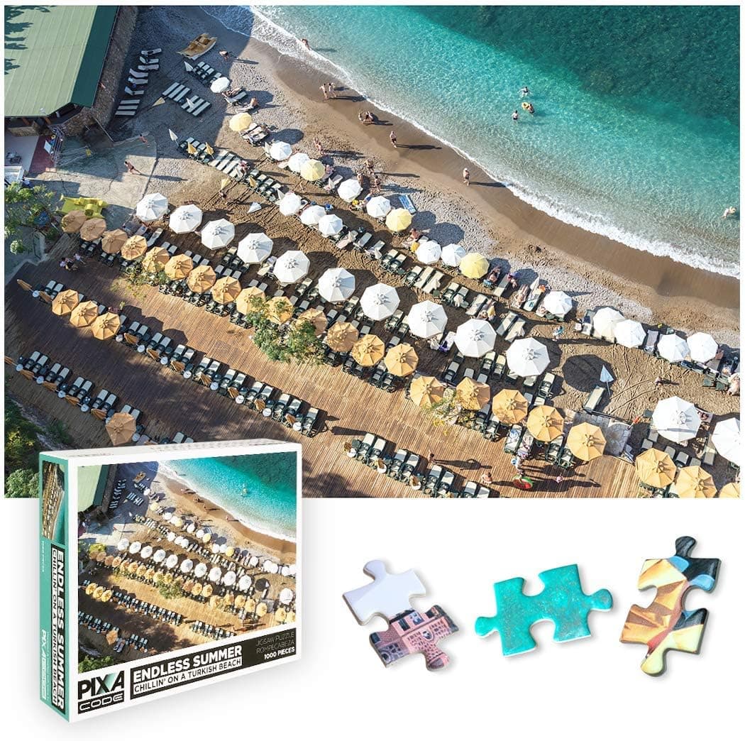 1000 Piece Puzzles for Adults - Beach Jigsaw Puzzles for Adults | Adult Puzzles for Game Night Family Fun and Wall Decor | Hard Puzzles for Adults | Adult Puzzle